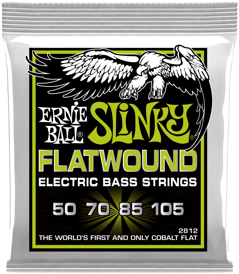 Levně Ernie Ball 2812 Regular Slinky Cobalt Flatwound Electric Bass 50-105