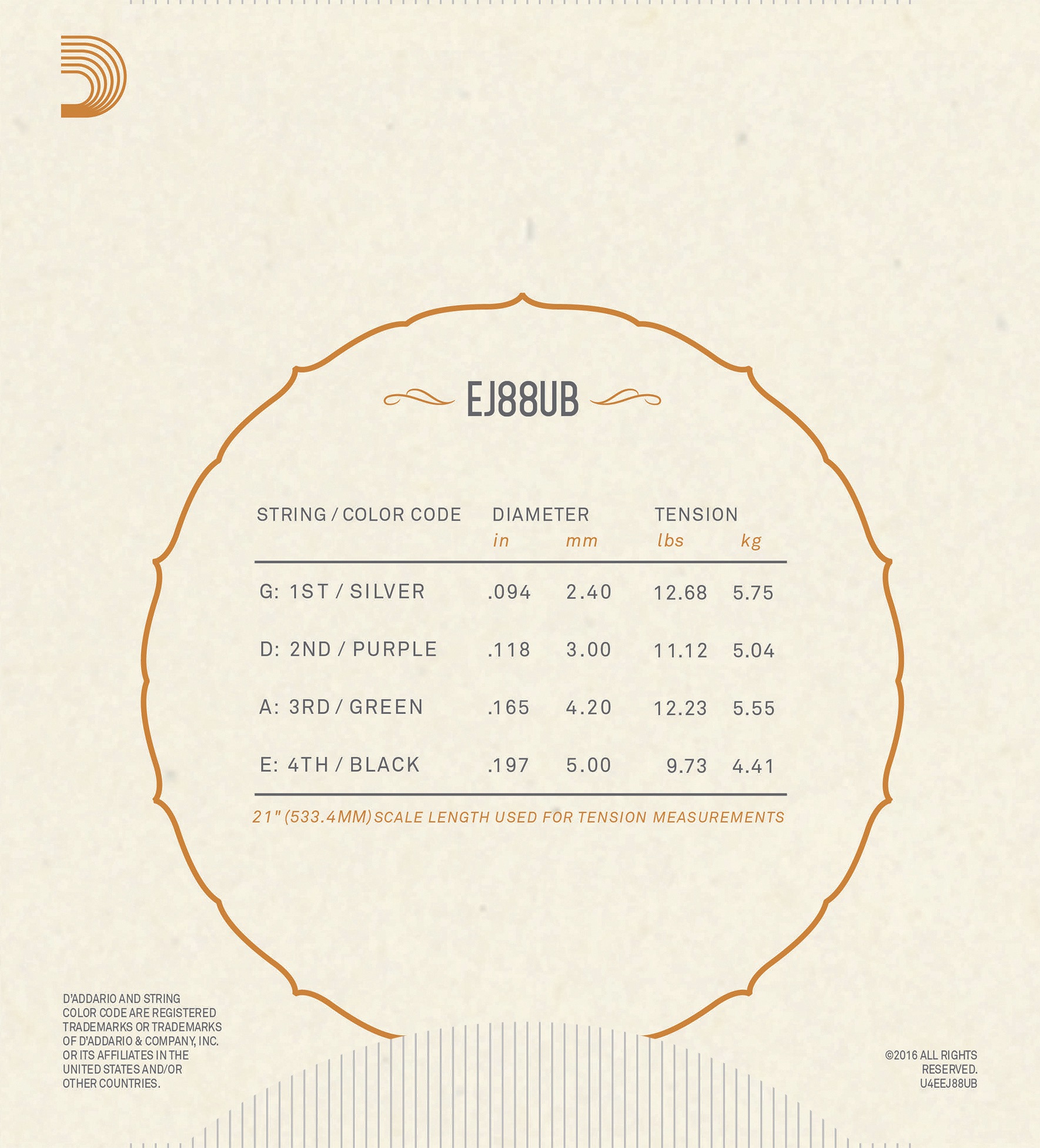 D'Addario EJ88UB (obrázek 3)