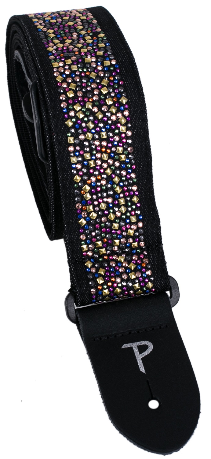 Levně Perri's Leathers 7108 Glitter Rhinestone Rainbow