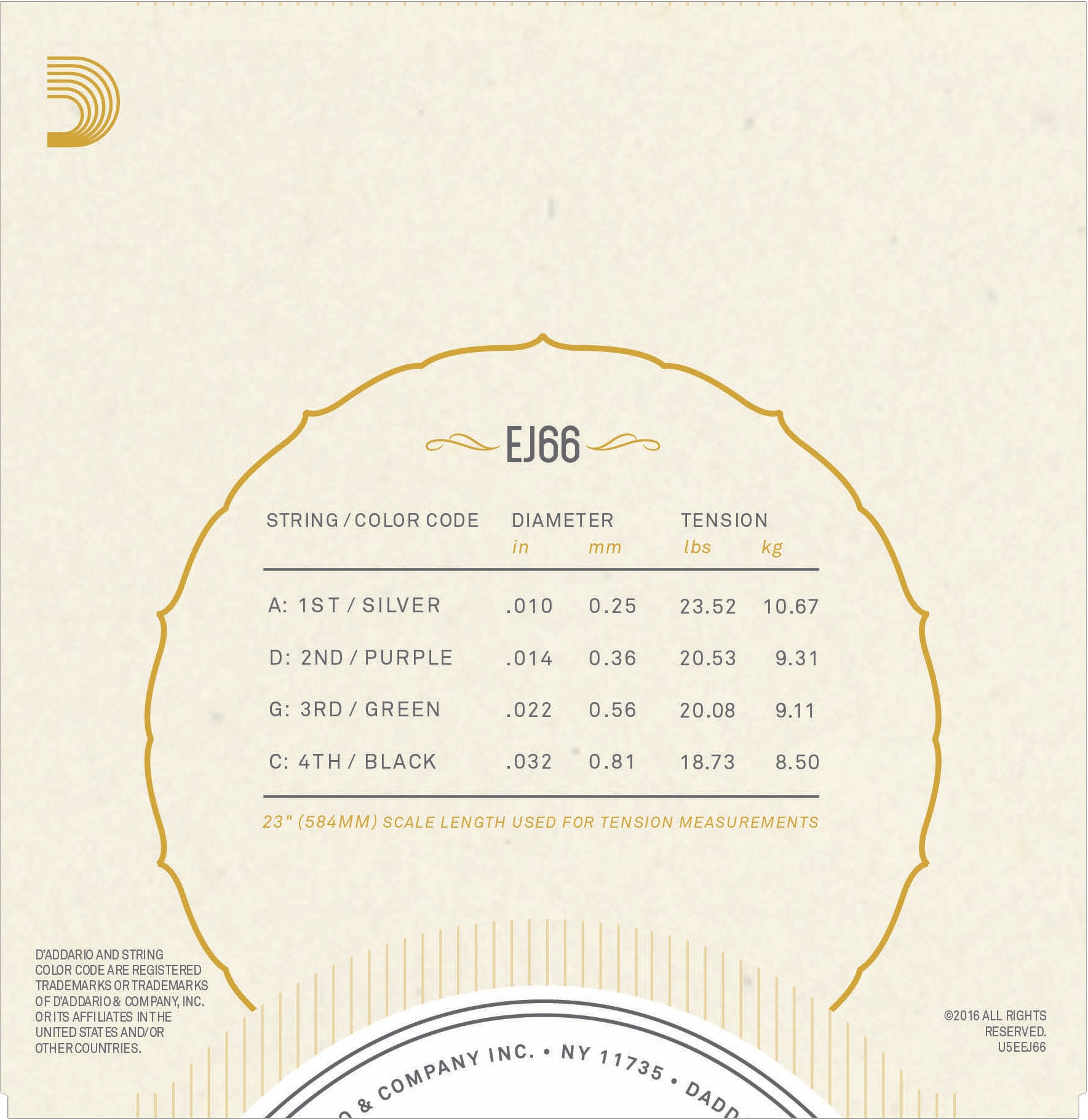 D'Addario EJ66 (obrázek 3)