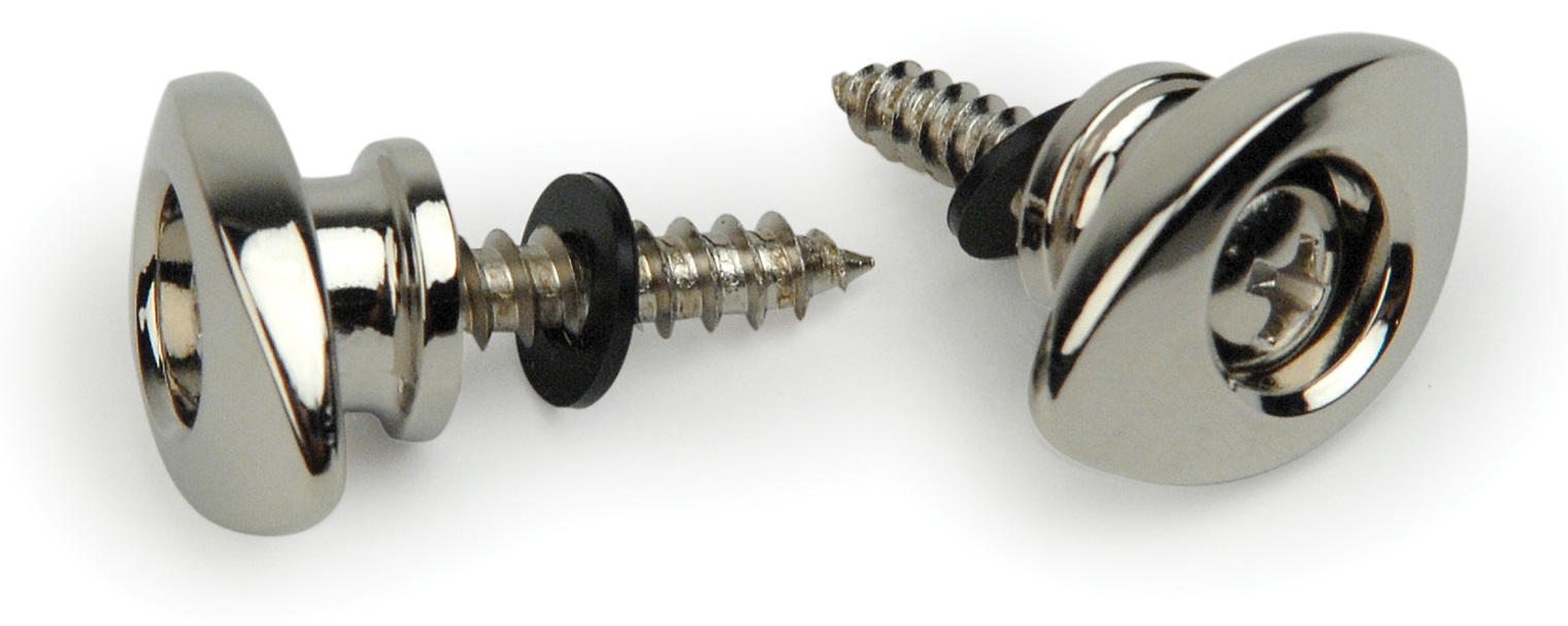 Levně D'Addario Elliptical End Pins Chrome