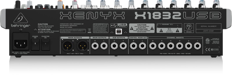 Behringer X1832USB (obrázek 3)