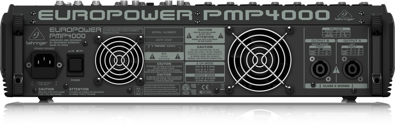 Behringer PMP4000 (obrázek 3)
