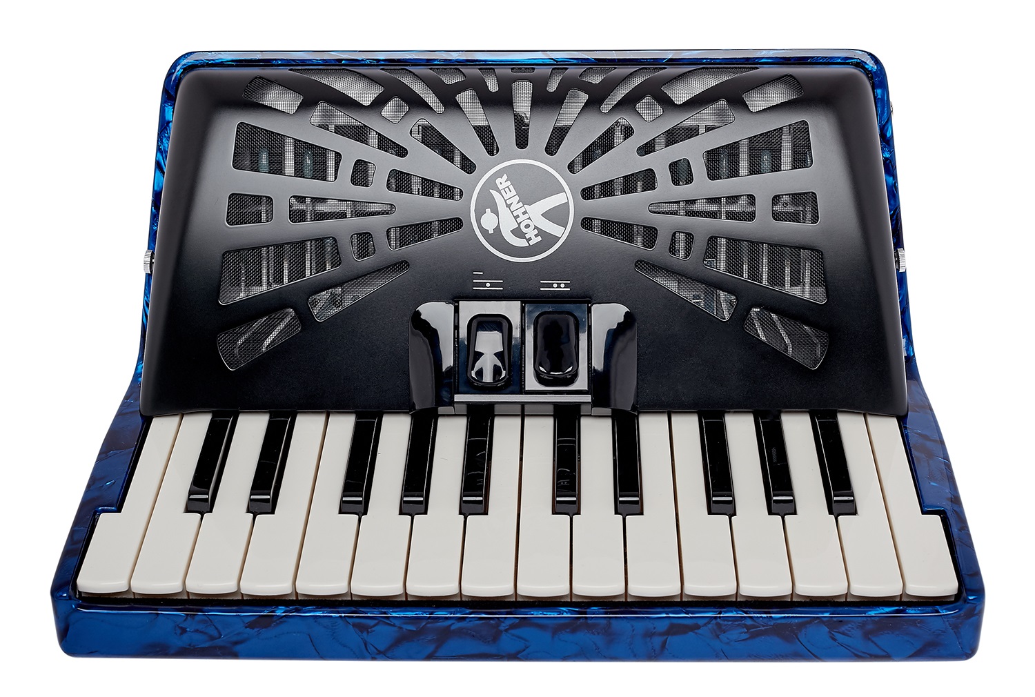 Hohner Bravo II 60 dark blue Silent Key (obrázek 3)