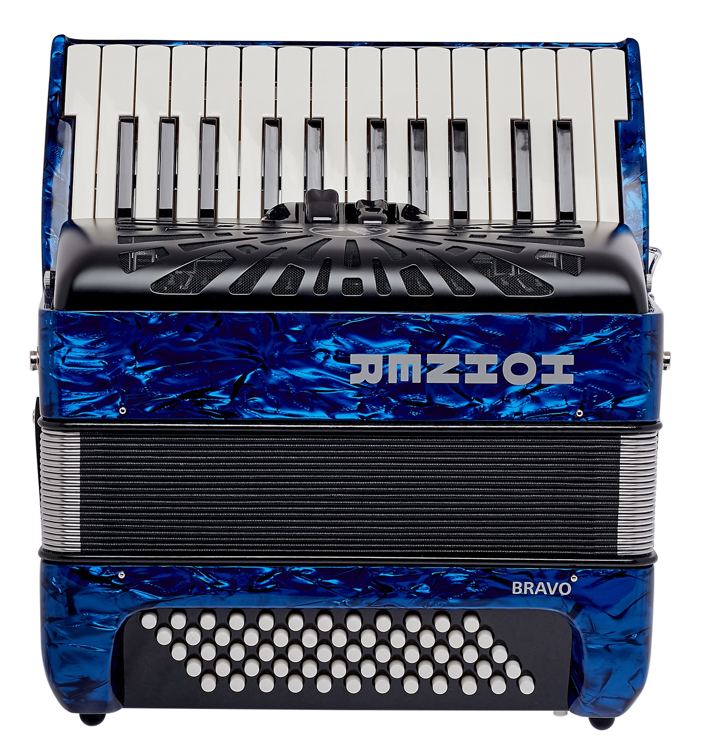 Hohner Bravo II 60 dark blue Silent Key (obrázek 4)