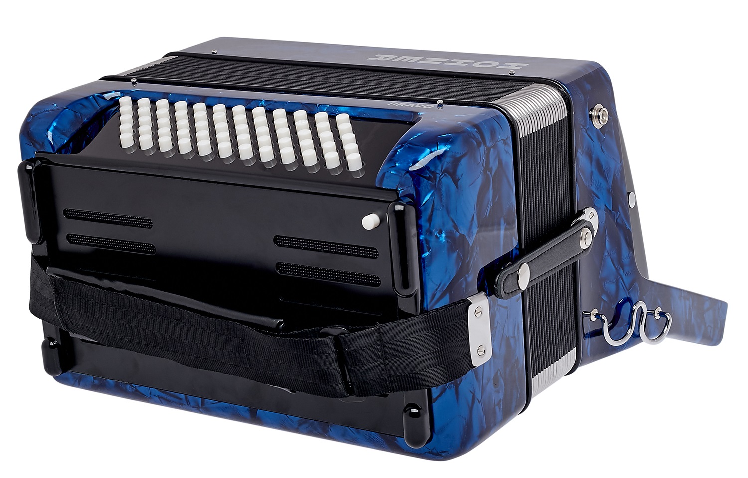 Hohner Bravo II 60 dark blue Silent Key (obrázek 5)