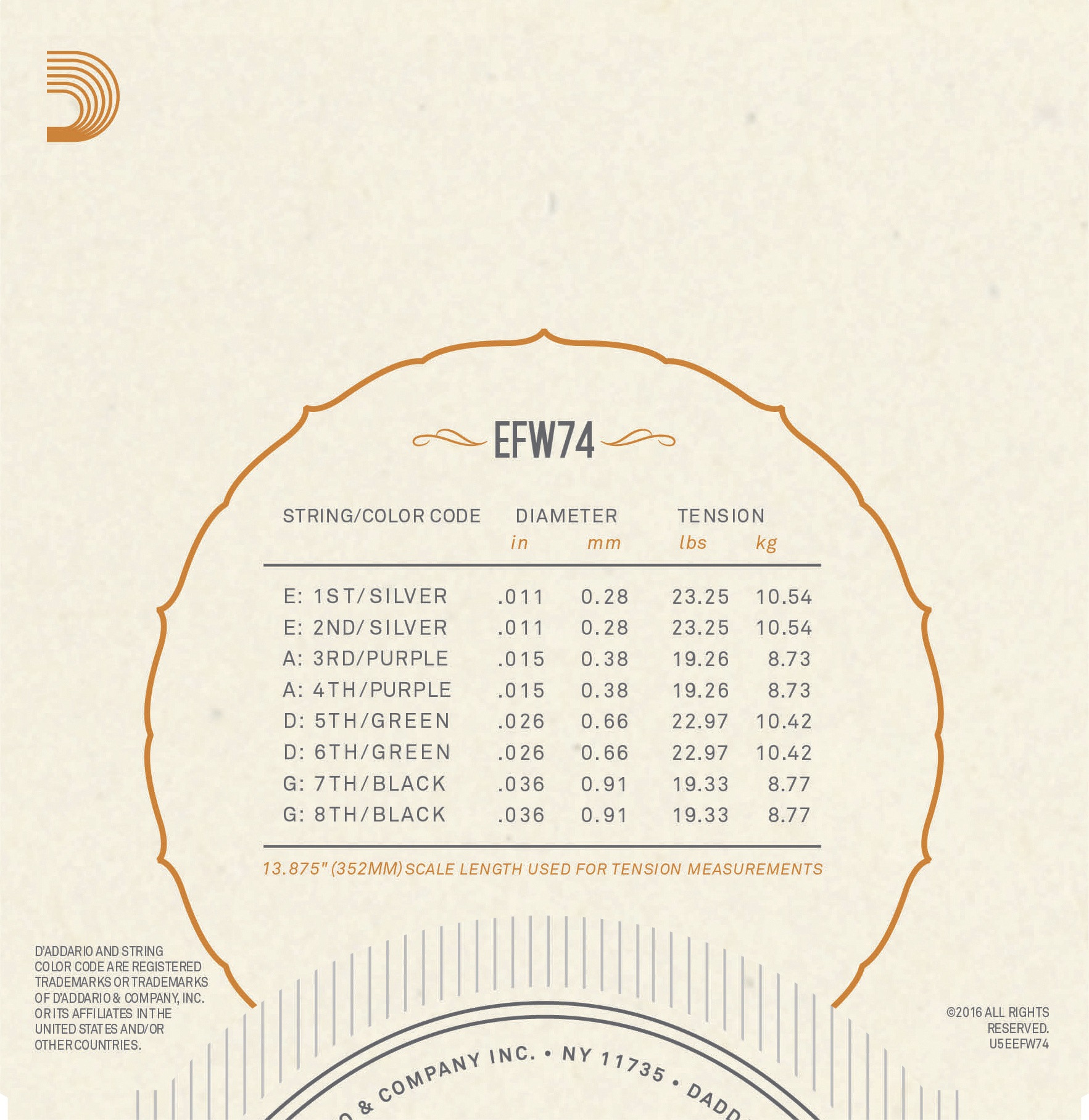 D'Addario EFW74 (obrázek 3)