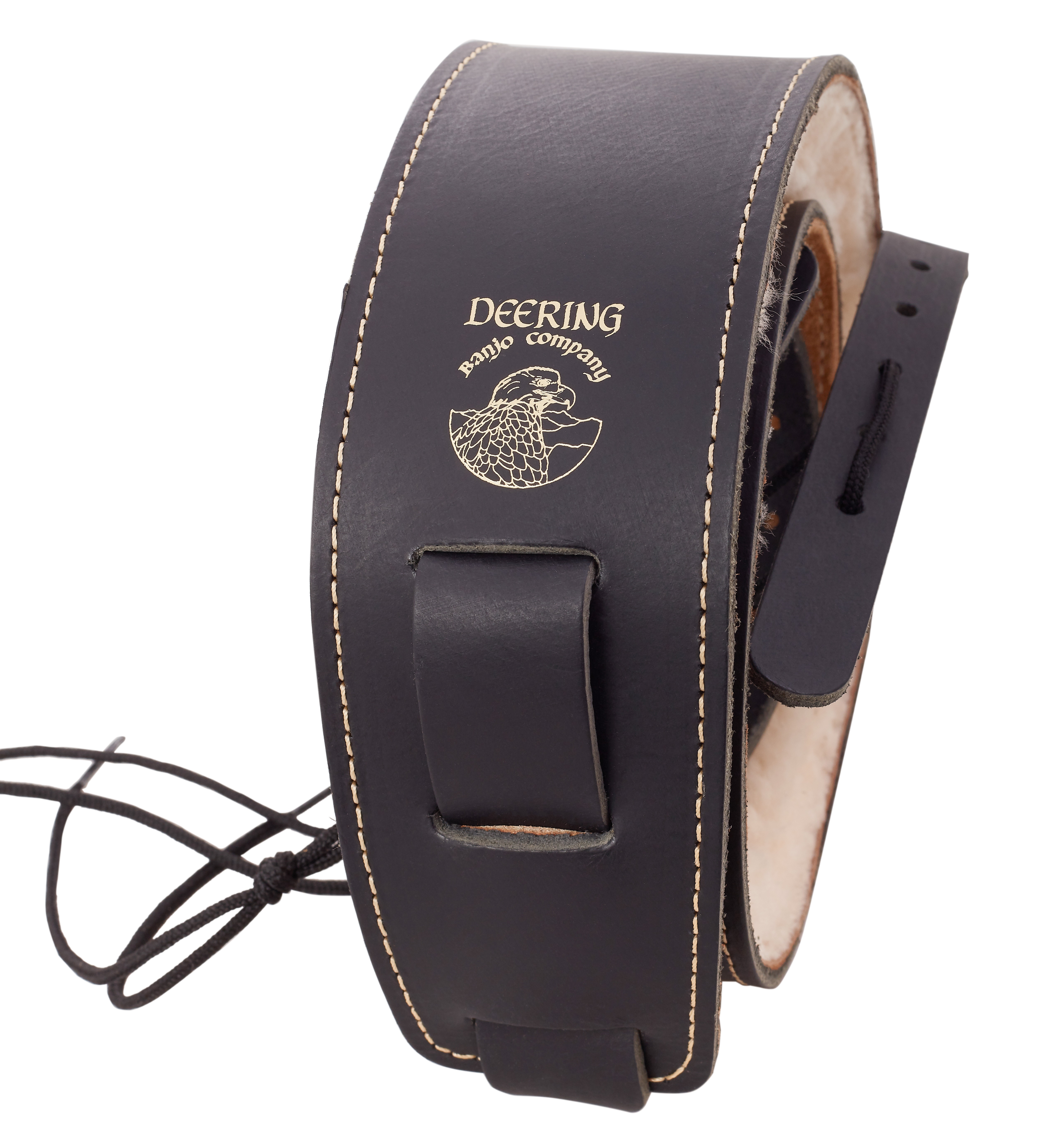 Deering Lambswool Cradle Strap Black