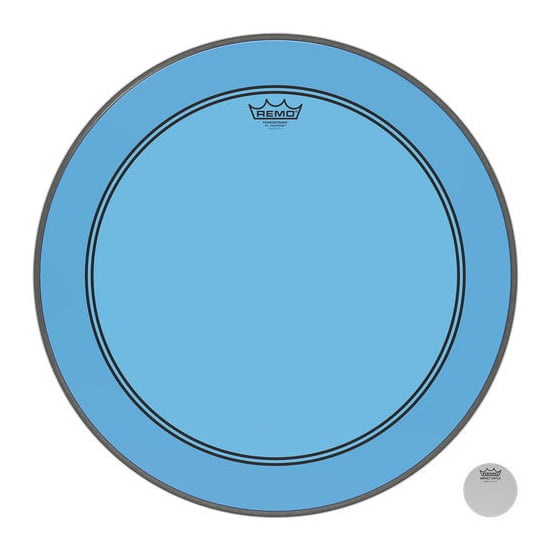 Levně Remo 22" Powerstroke 3 Colortone Blue