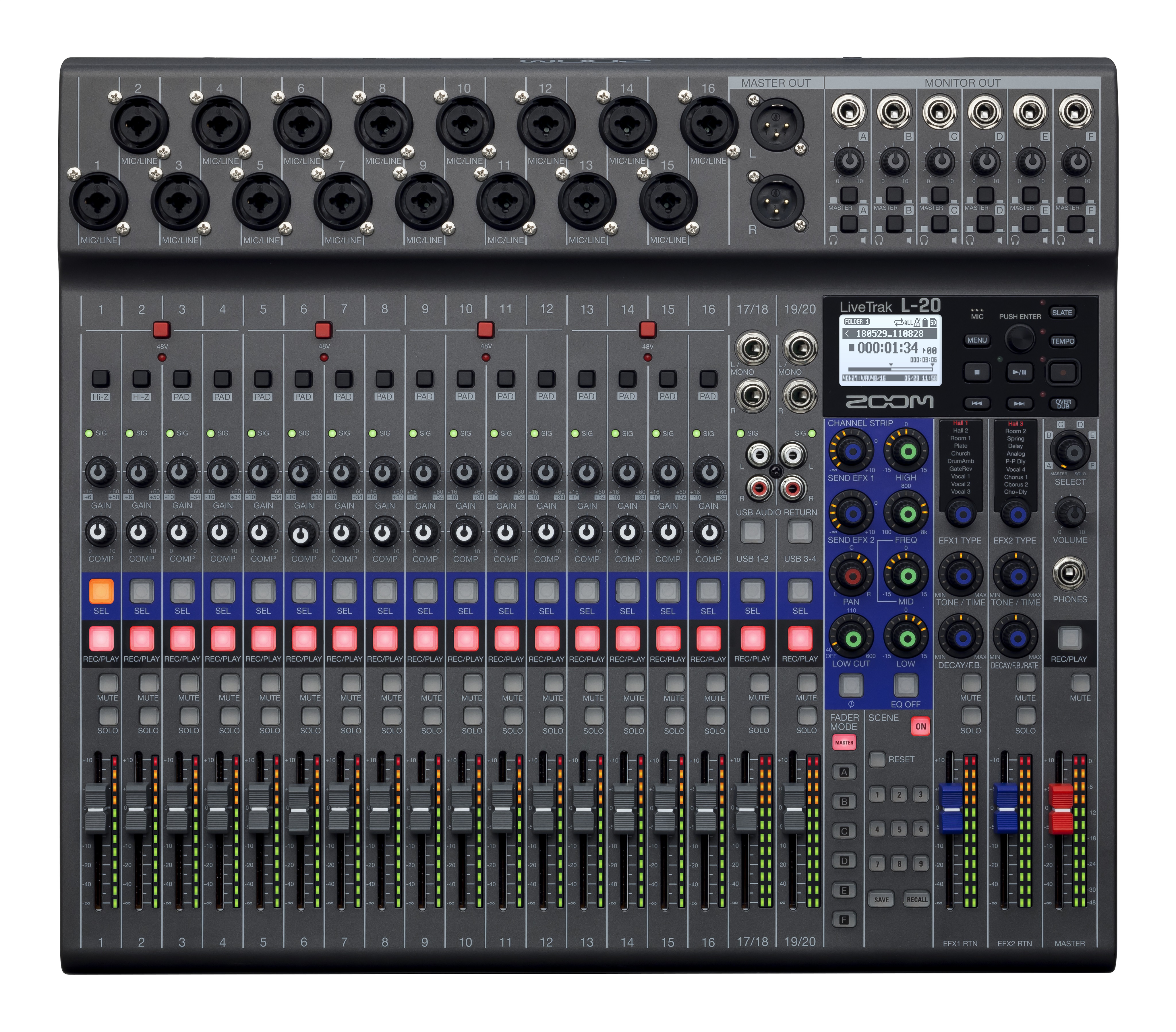 Zoom LiveTrak L-20