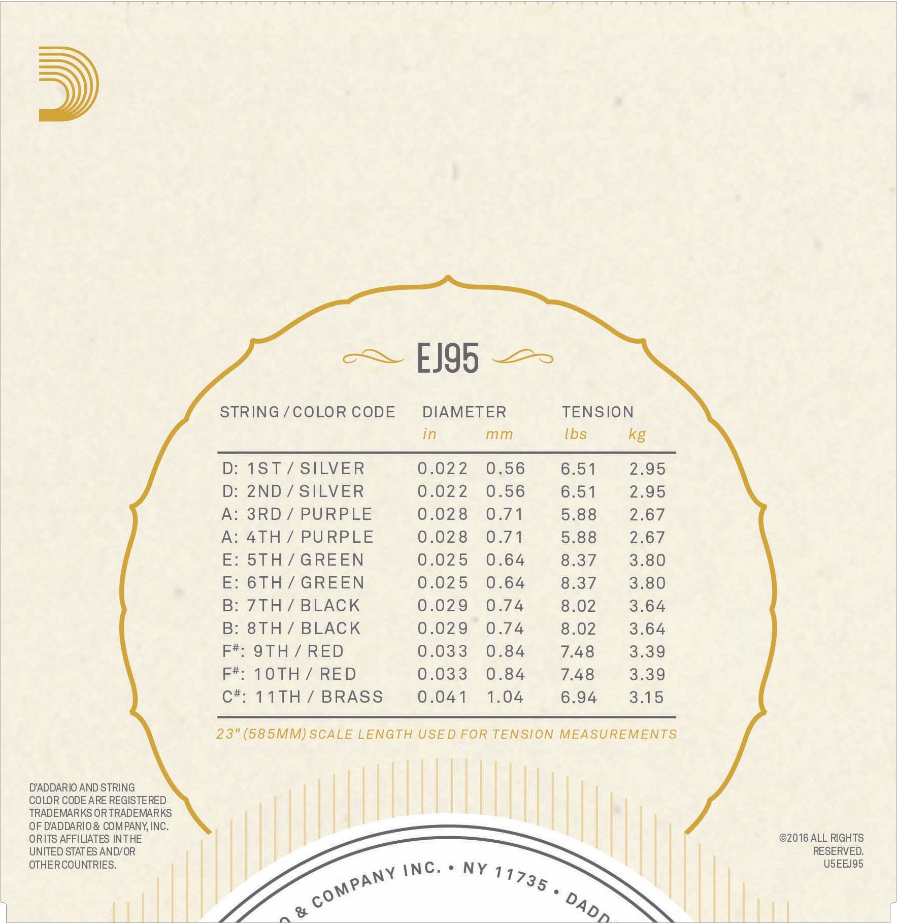 D'Addario EJ95 (obrázek 3)