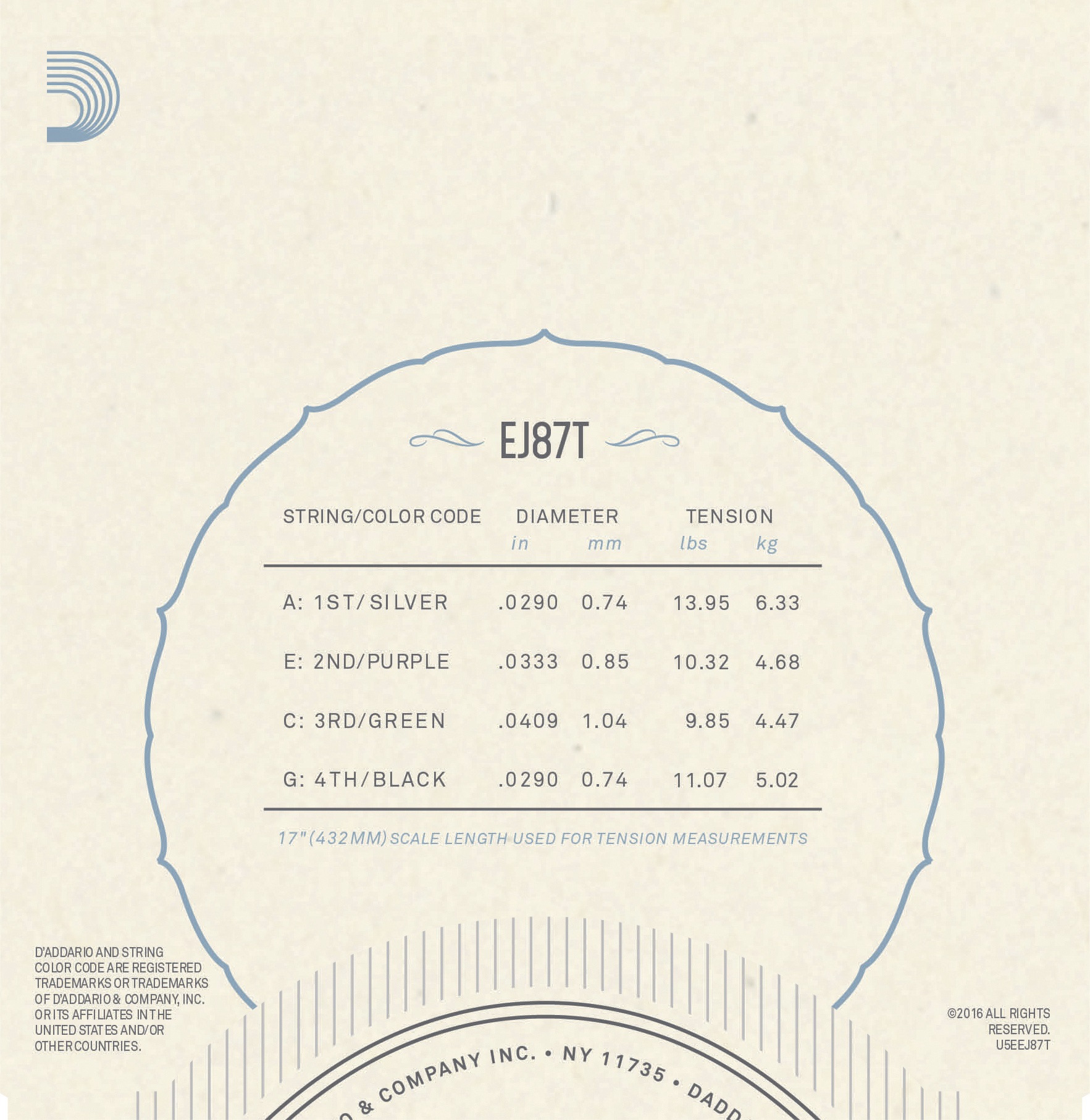 D'Addario EJ87T (obrázek 3)