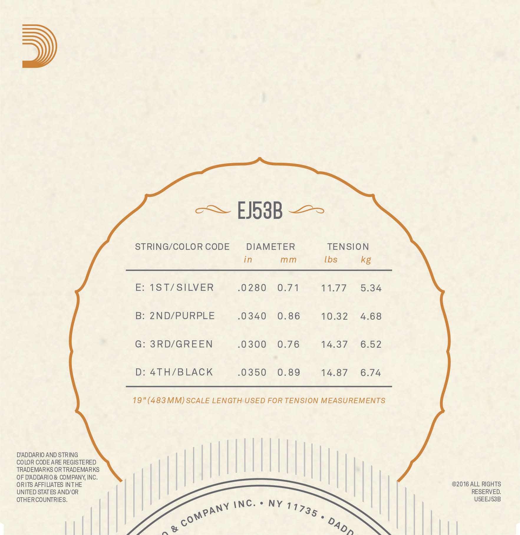 D'Addario EJ53B (obrázek 3)