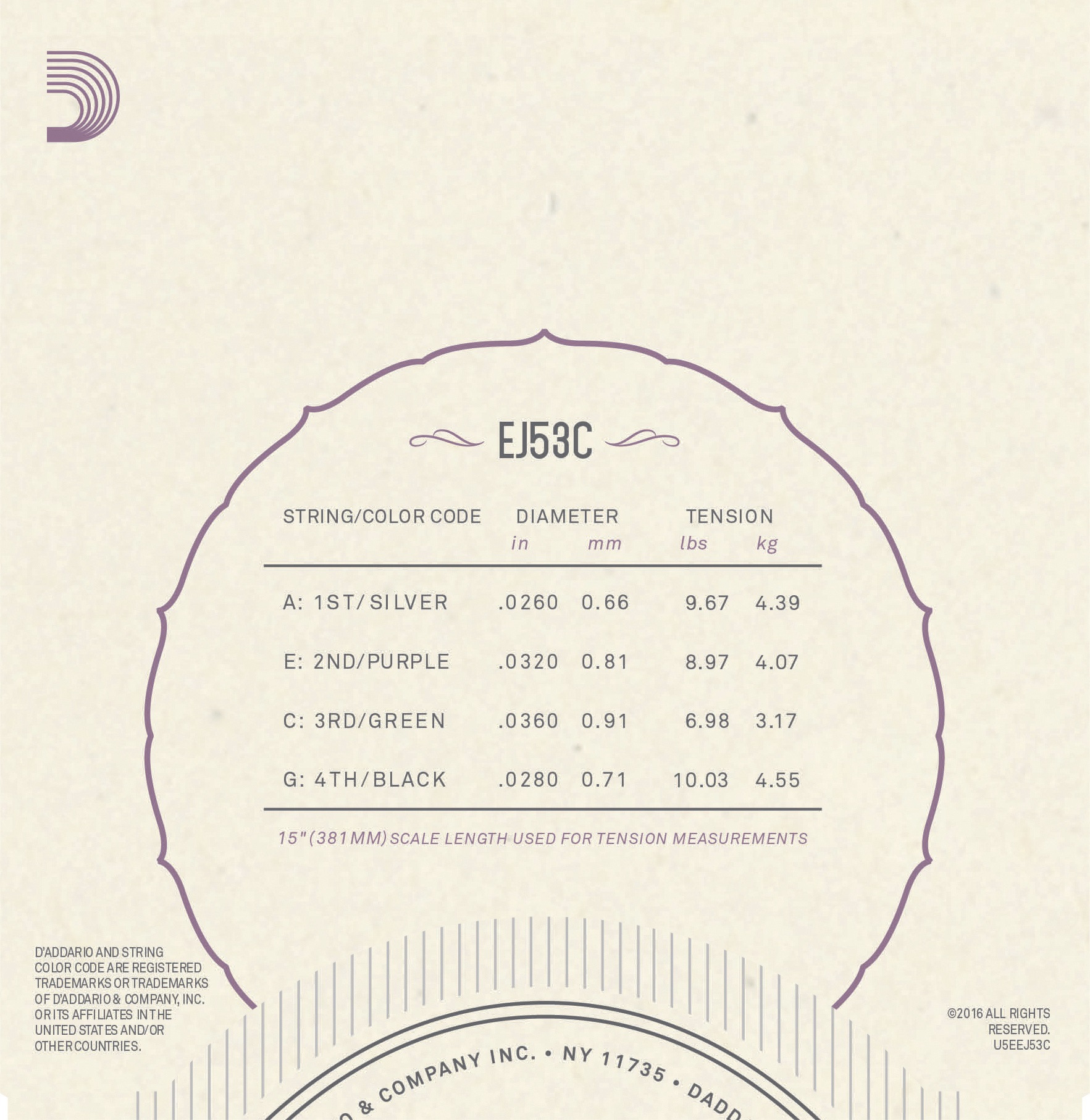 D'Addario EJ53C (obrázek 3)
