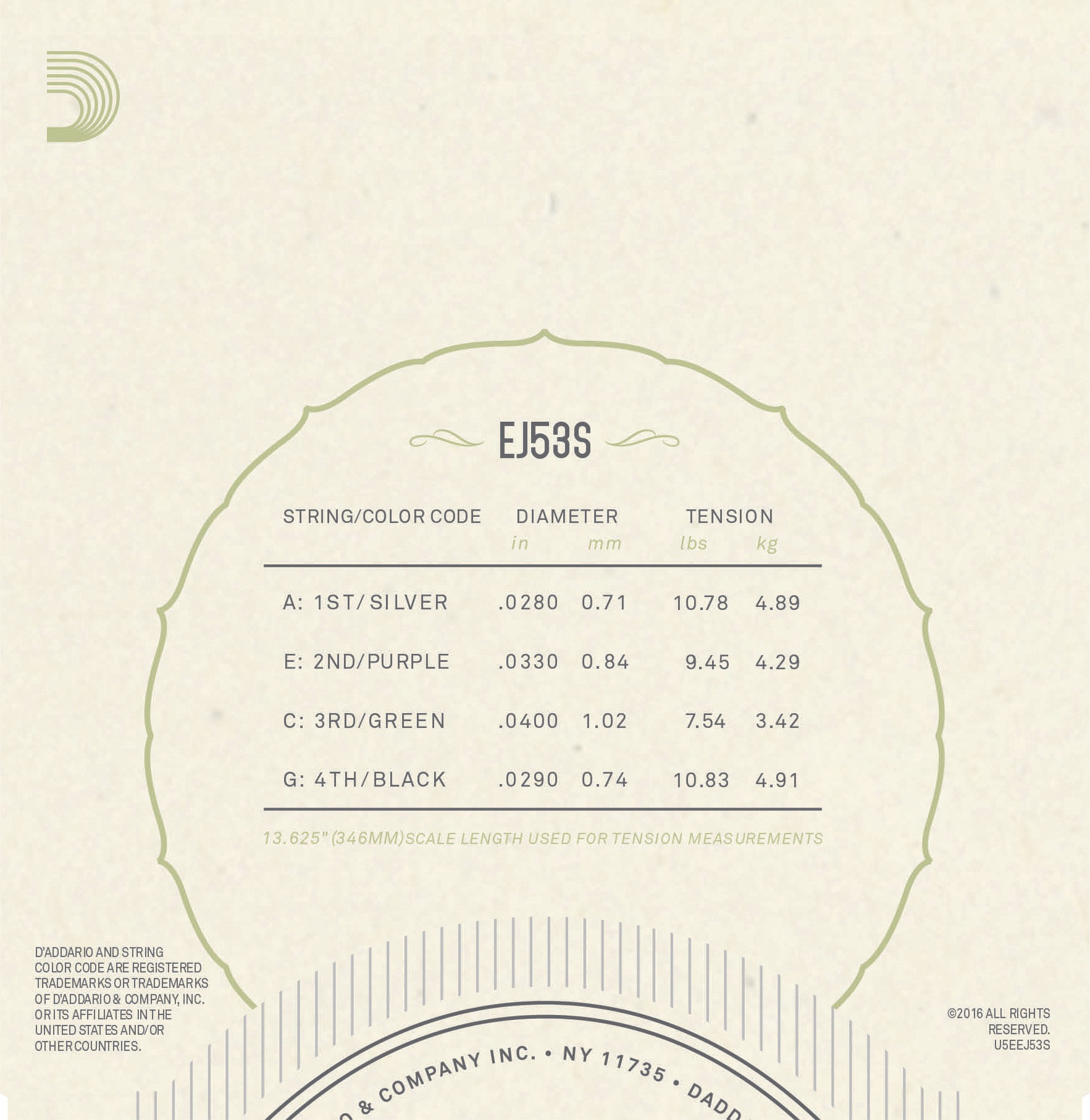 D'Addario EJ53S (obrázek 3)