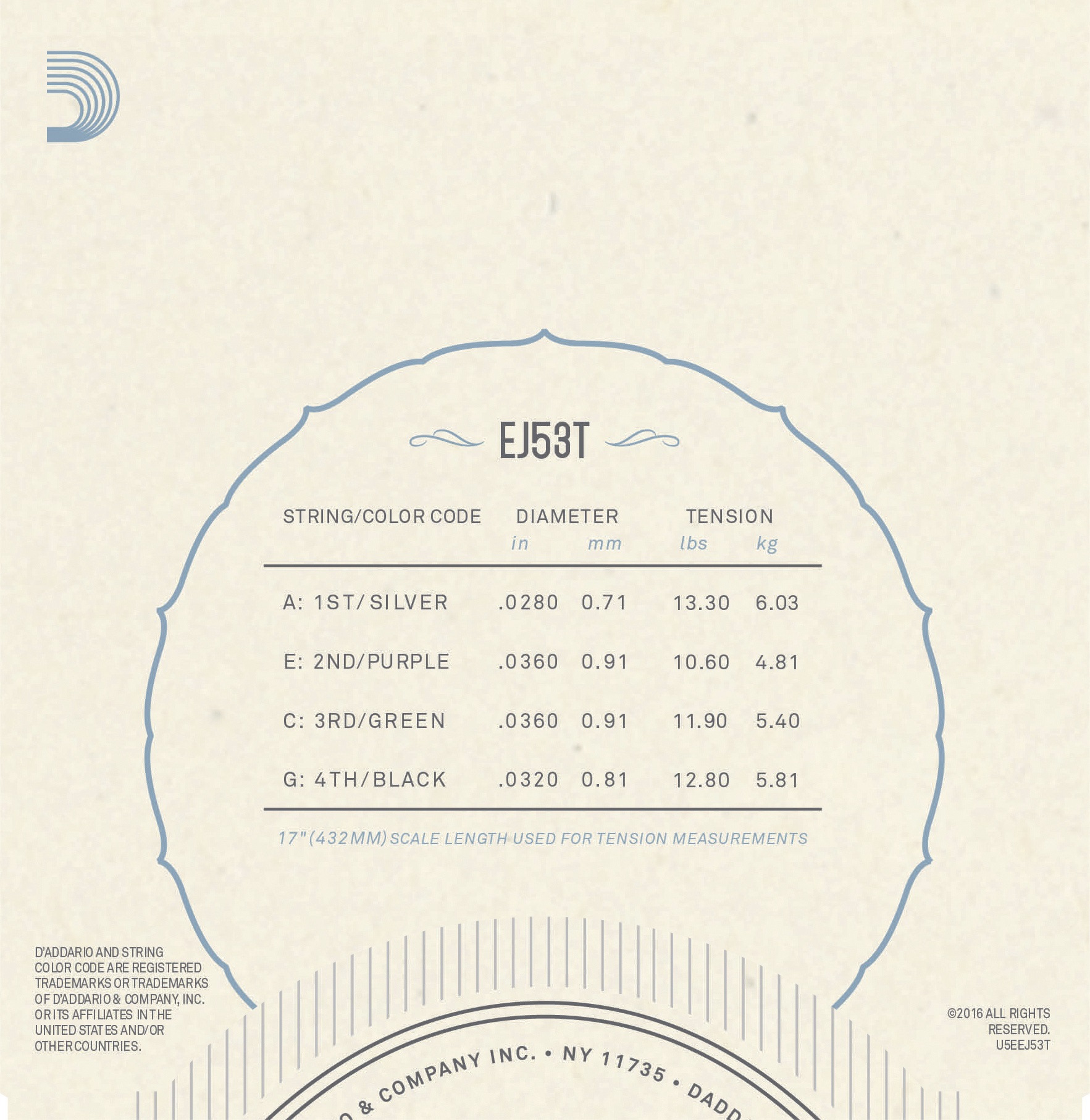 D'Addario EJ53T (obrázek 3)