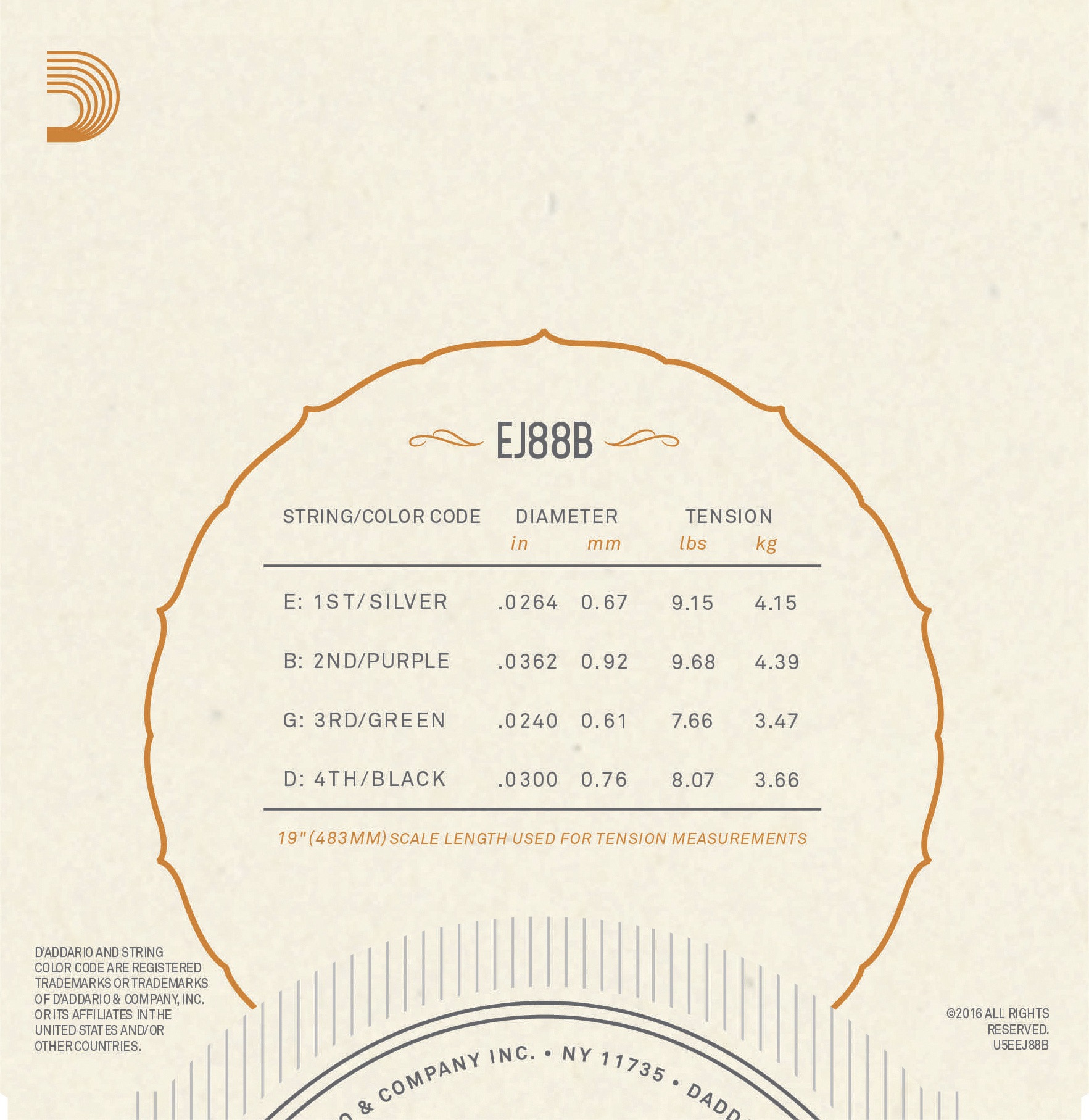 D'Addario EJ88B (obrázek 3)