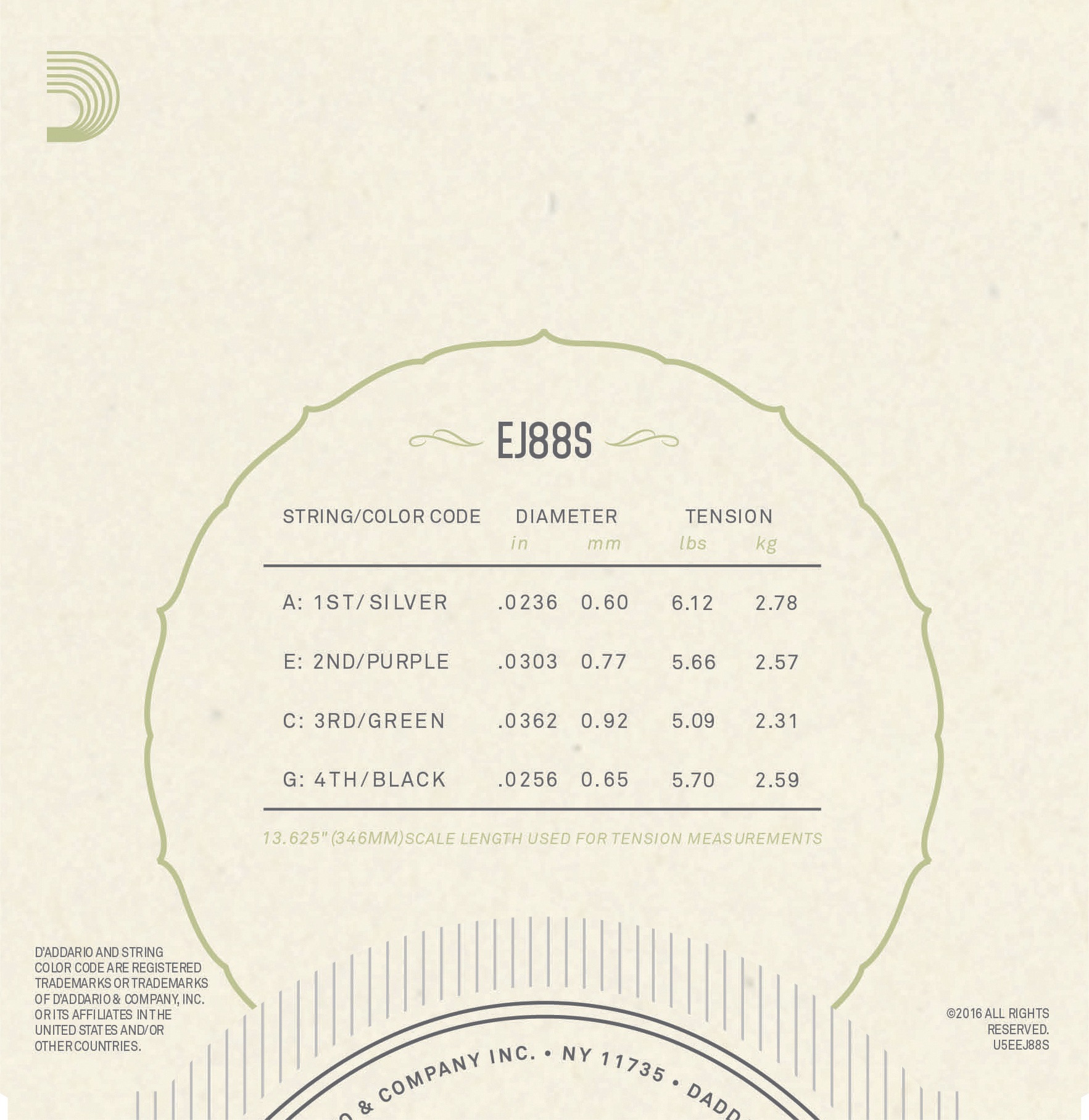 D'Addario EJ88S (obrázek 3)