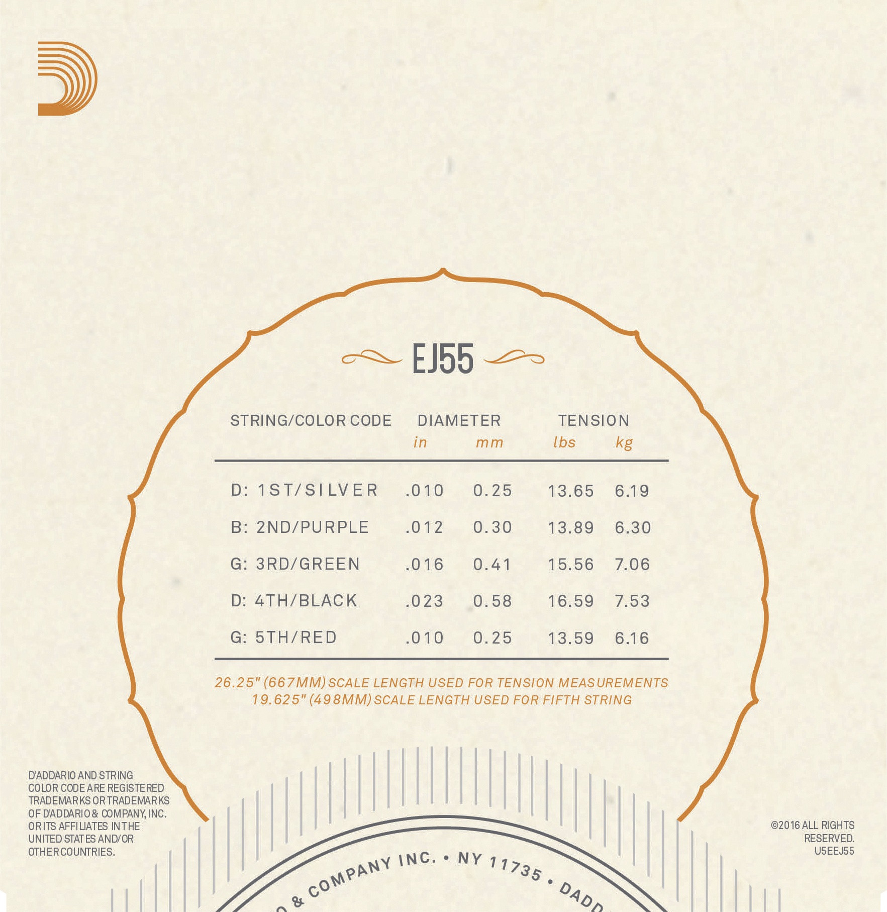 D'Addario EJ55 (obrázek 3)
