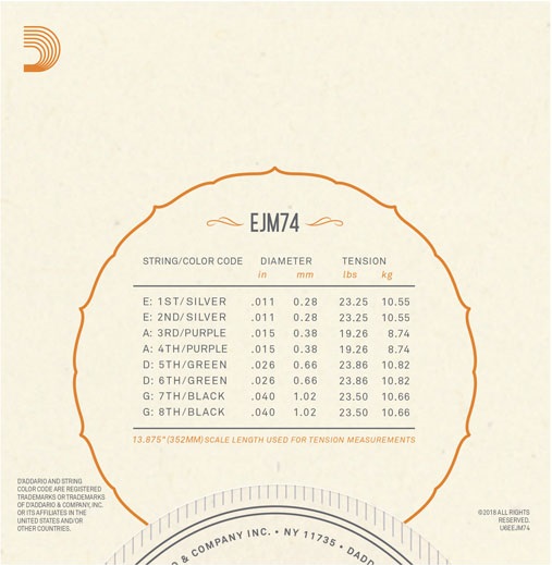 D'Addario EJM74 (obrázek 3)