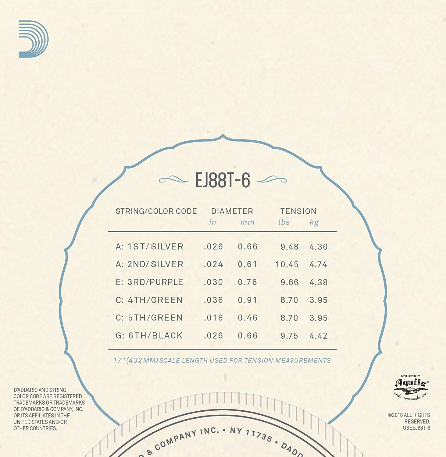 D'Addario EJ88T-6 (obrázek 3)