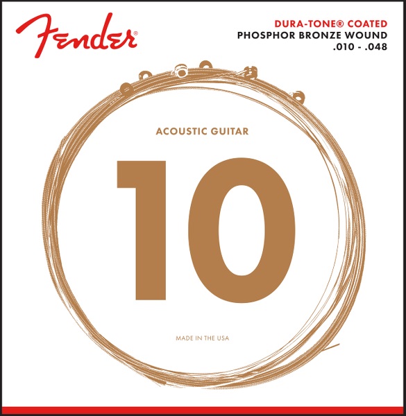 Levně Fender 860XL Phosphor Bronze Coated 10-48