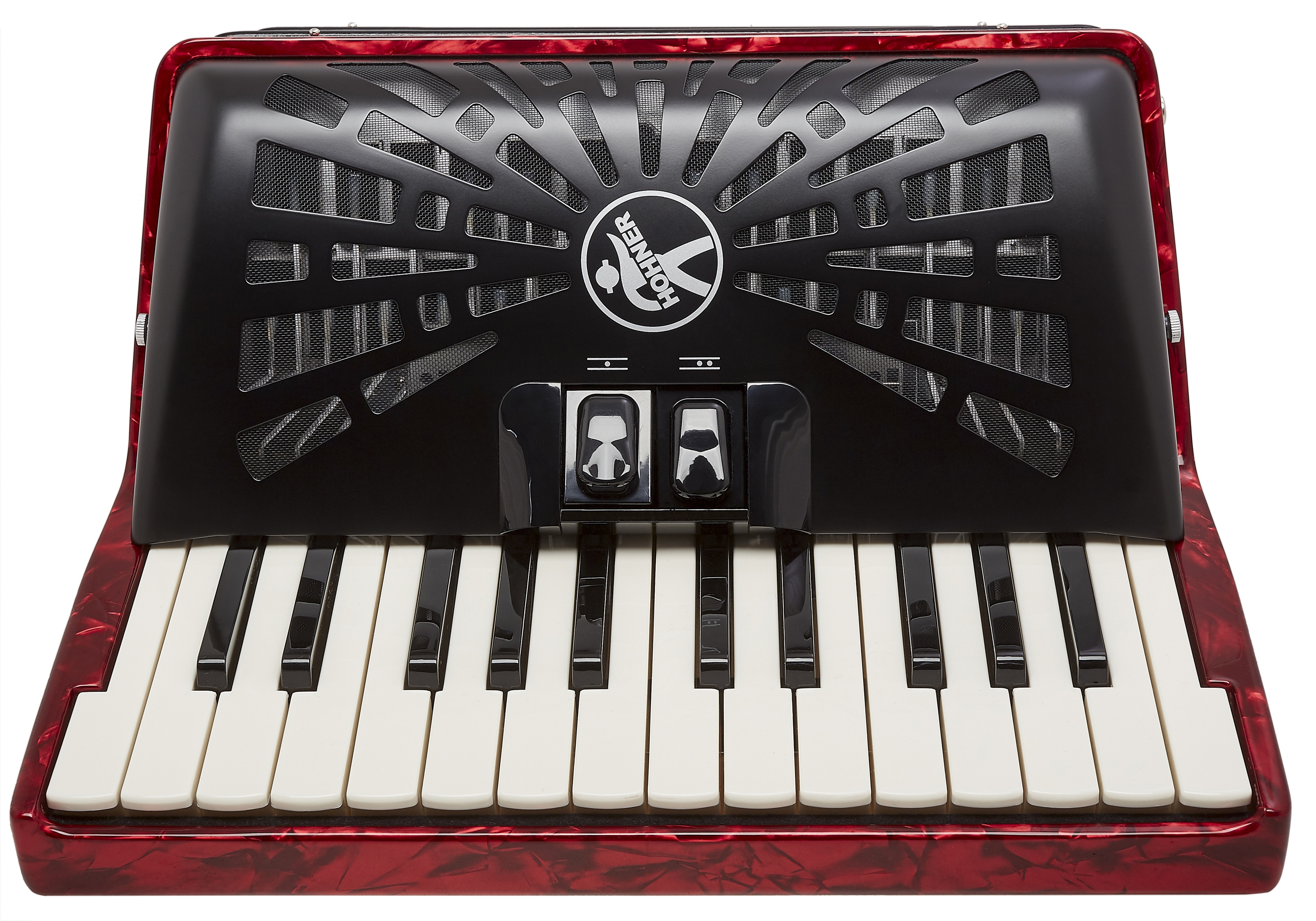 Hohner Bravo II 60 Red Silent Key (obrázek 5)