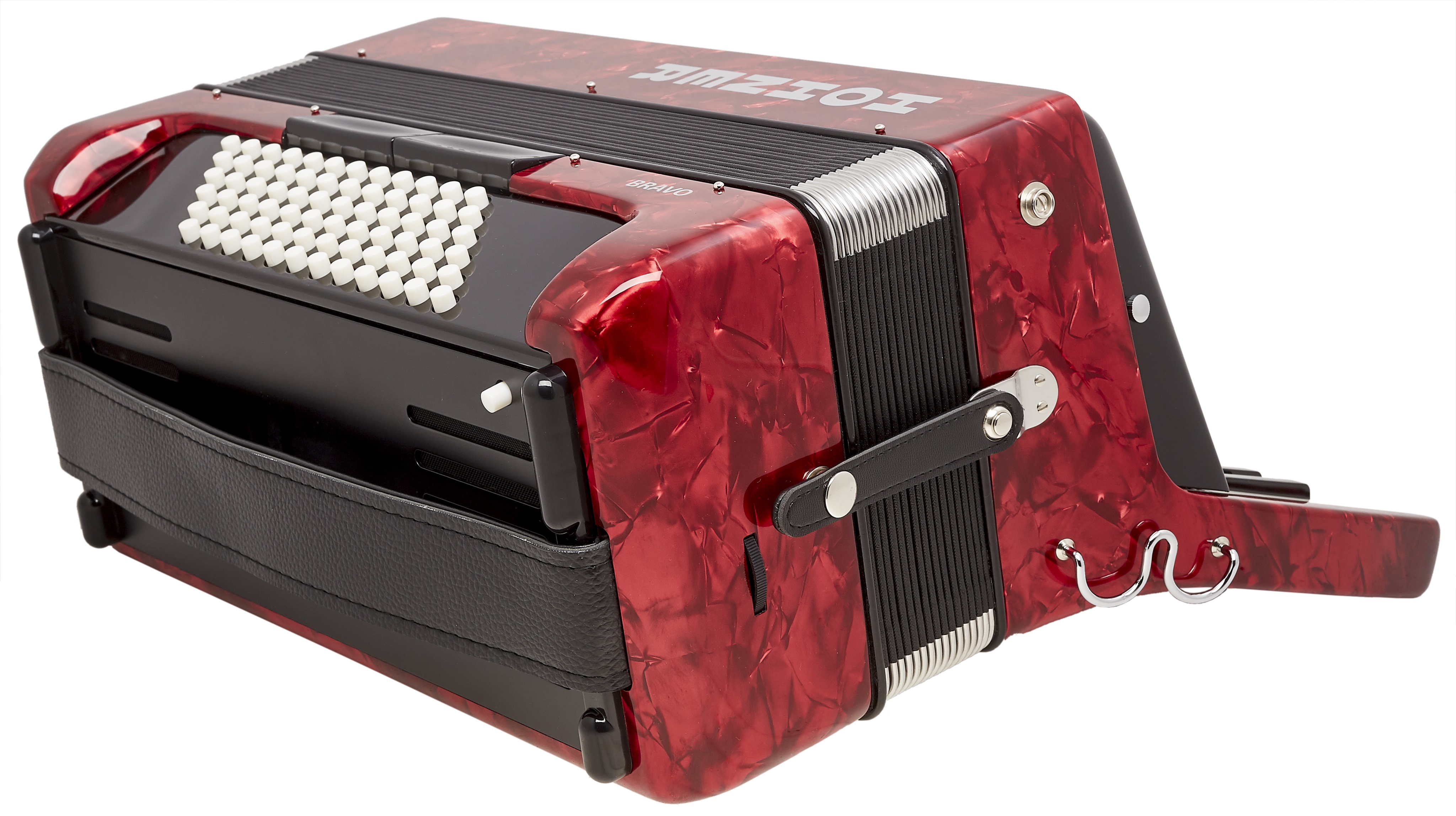 Hohner Bravo III 72 red (SilentKey) (obrázek 5)