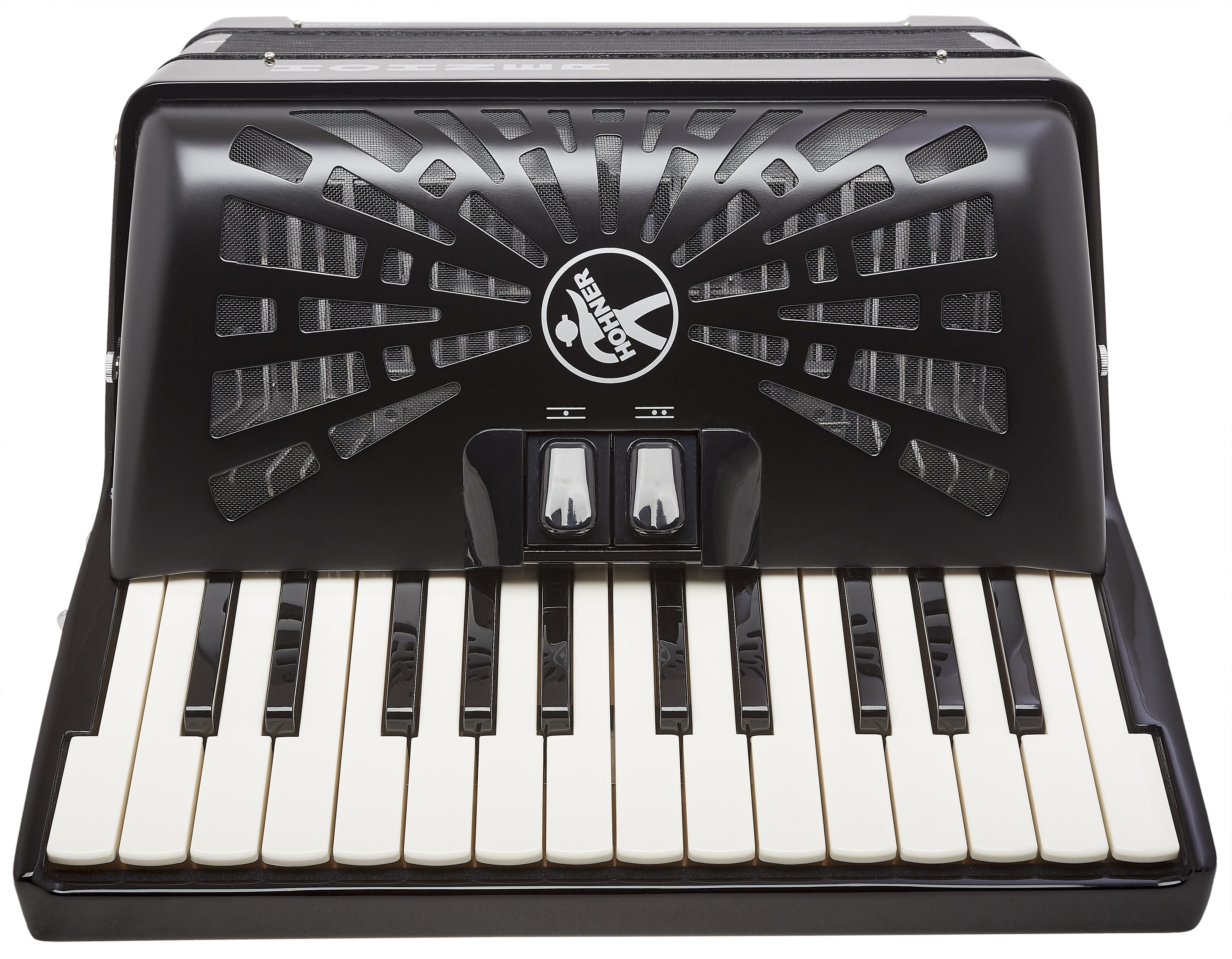 Hohner Bravo II 60 black Silent Key (obrázek 4)