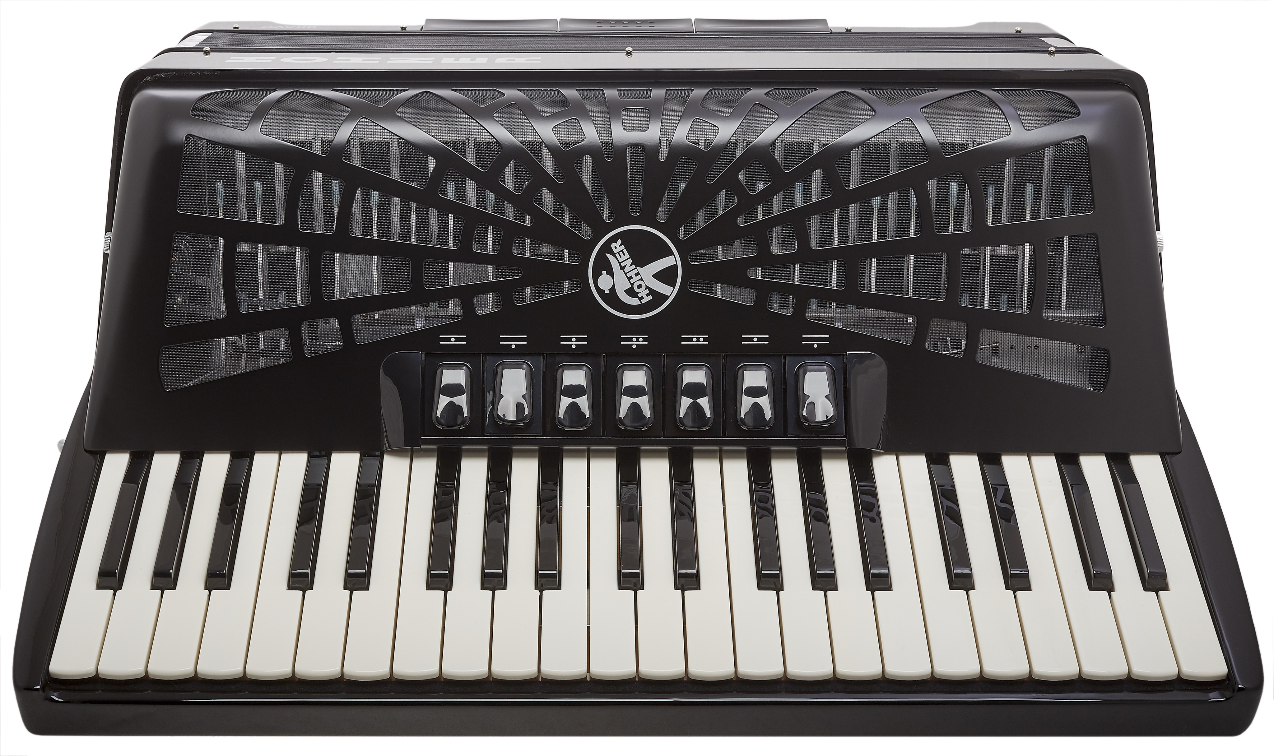 Hohner Bravo III 120 black Silent Key (obrázek 4)