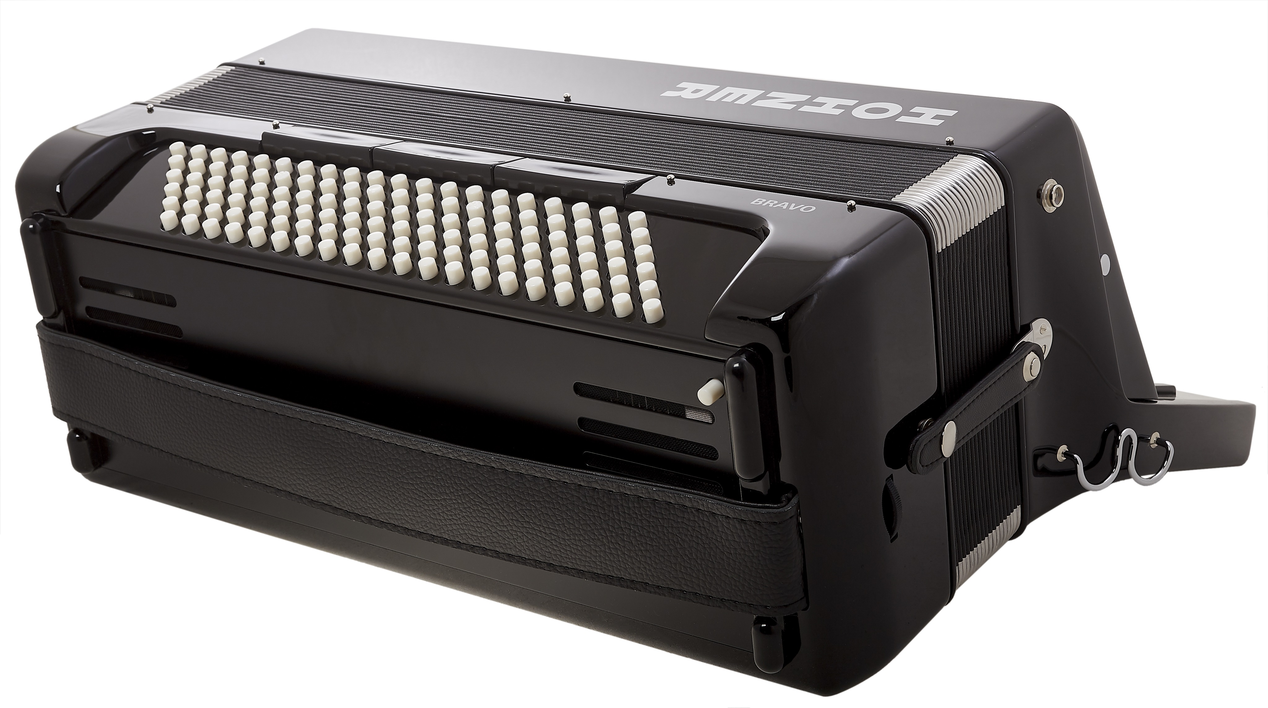 Hohner Bravo III 120 black Silent Key (obrázek 5)