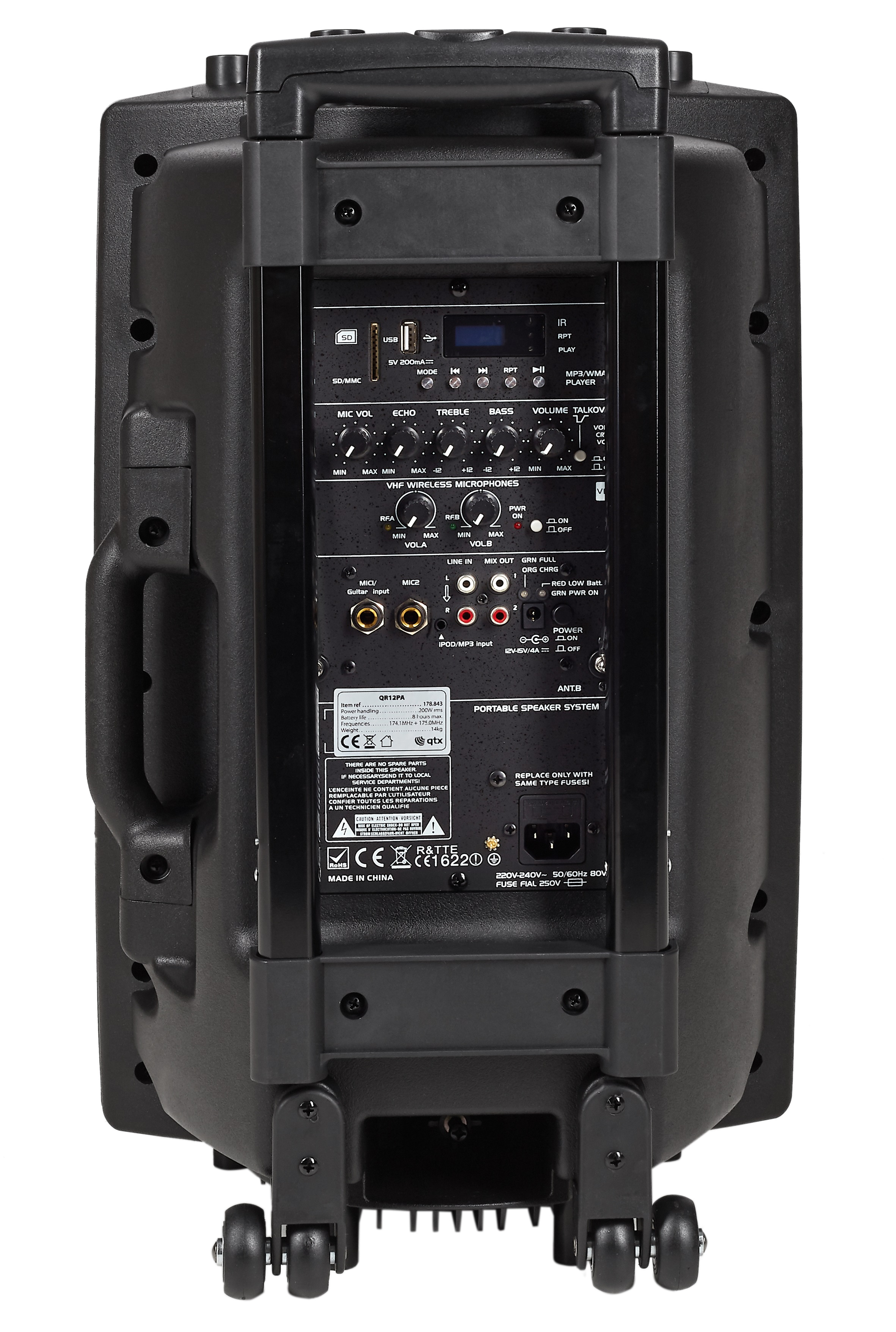 Qtx QR-12 Portable PA (obrázek 6)