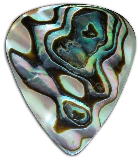 Timber Tones Abalone Tones Green Abalone Pick (obrázek 4)