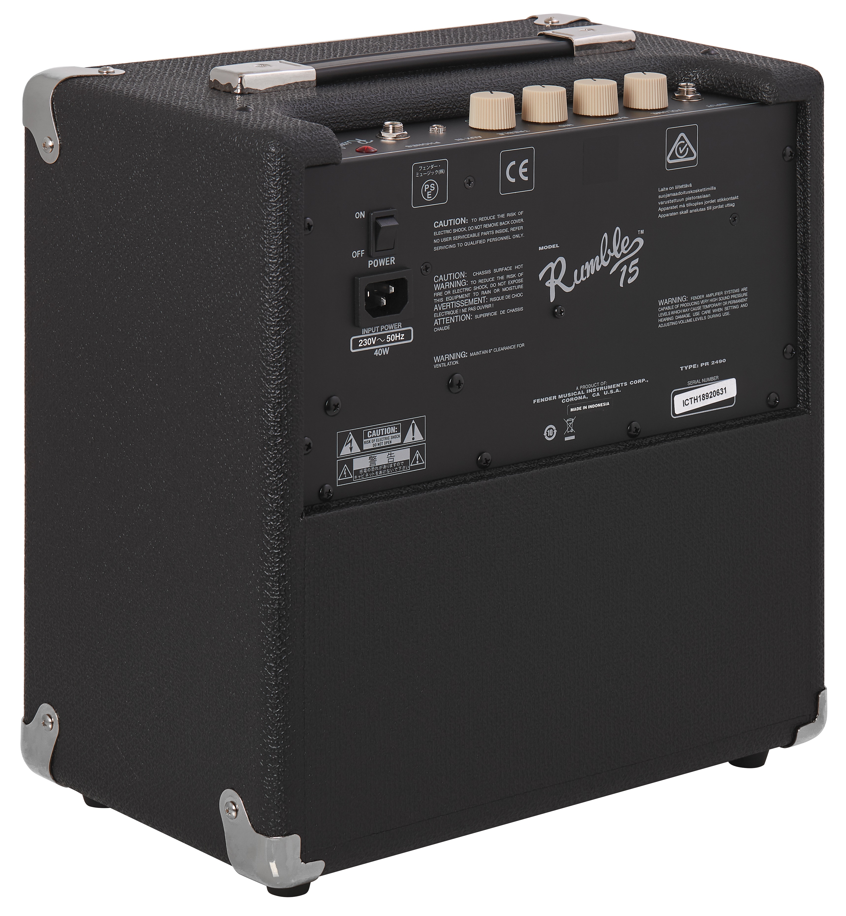 Fender Rumble 15 V3 (obrázek 4)