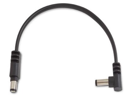 Levně Rockboard Flat Power Cable - Black 15 cm / 5,9 angled/straight