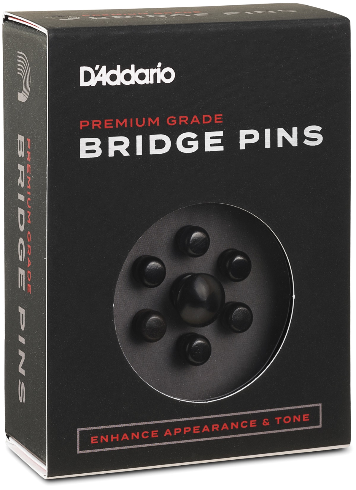 D'Addario Ebony Bridge Pins (obrázek 3)