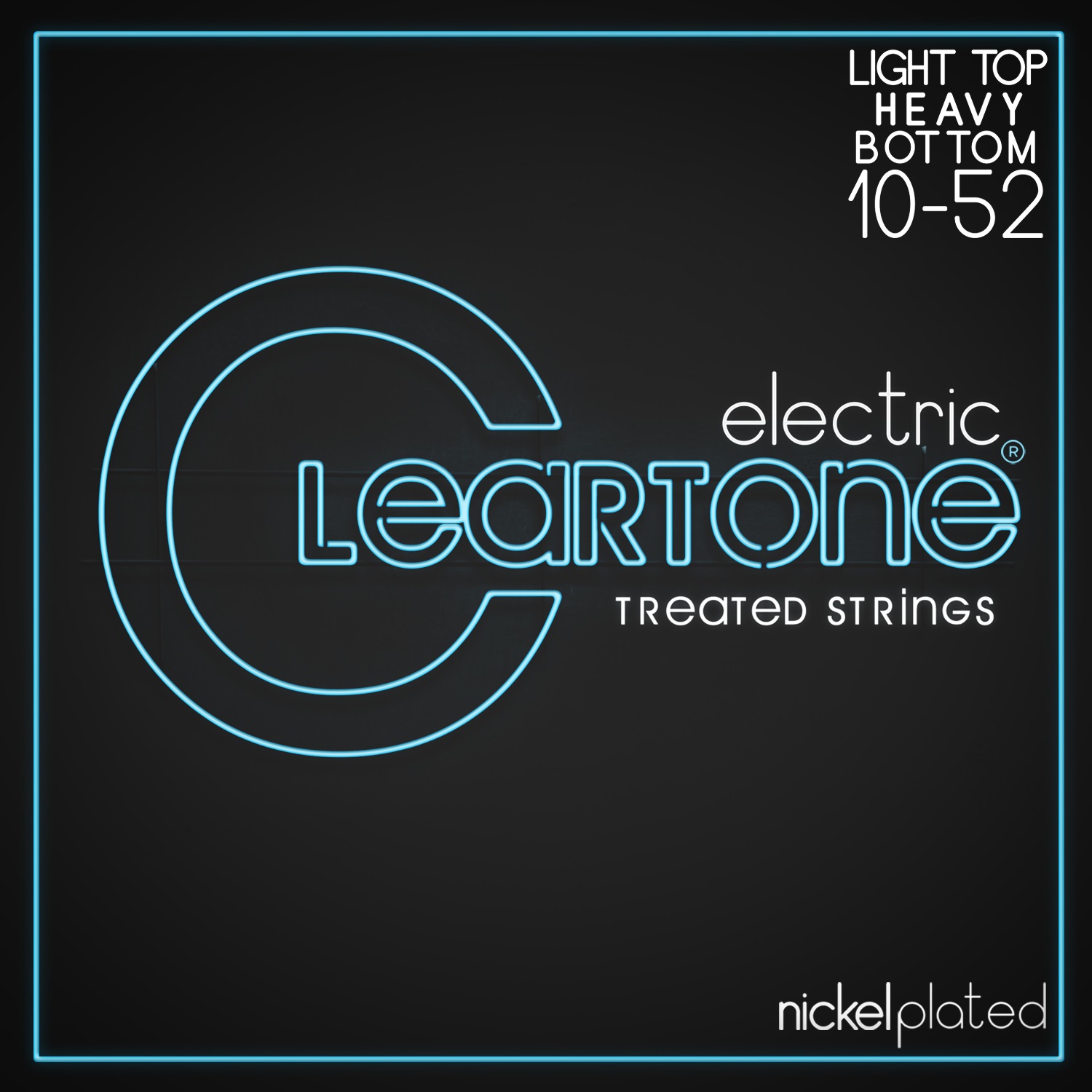 Levně Cleartone Nickel Plated 10-52 Light Top/Heavy Bottom