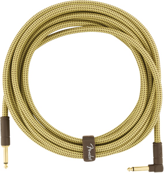 Fender Deluxe Series 18.6' Instrument Cable Tweed Angled (obrázek 4)