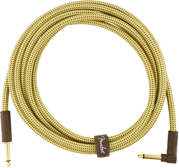 Fender Deluxe Series 10' Instrument Cable Tweed Angled (obrázek 4)