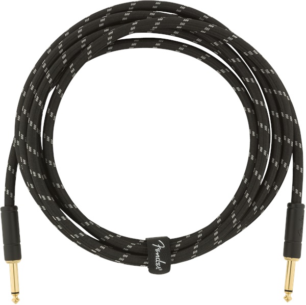 Fender Deluxe Series 10' Instrument Cable Black Tweed (obrázek 3)
