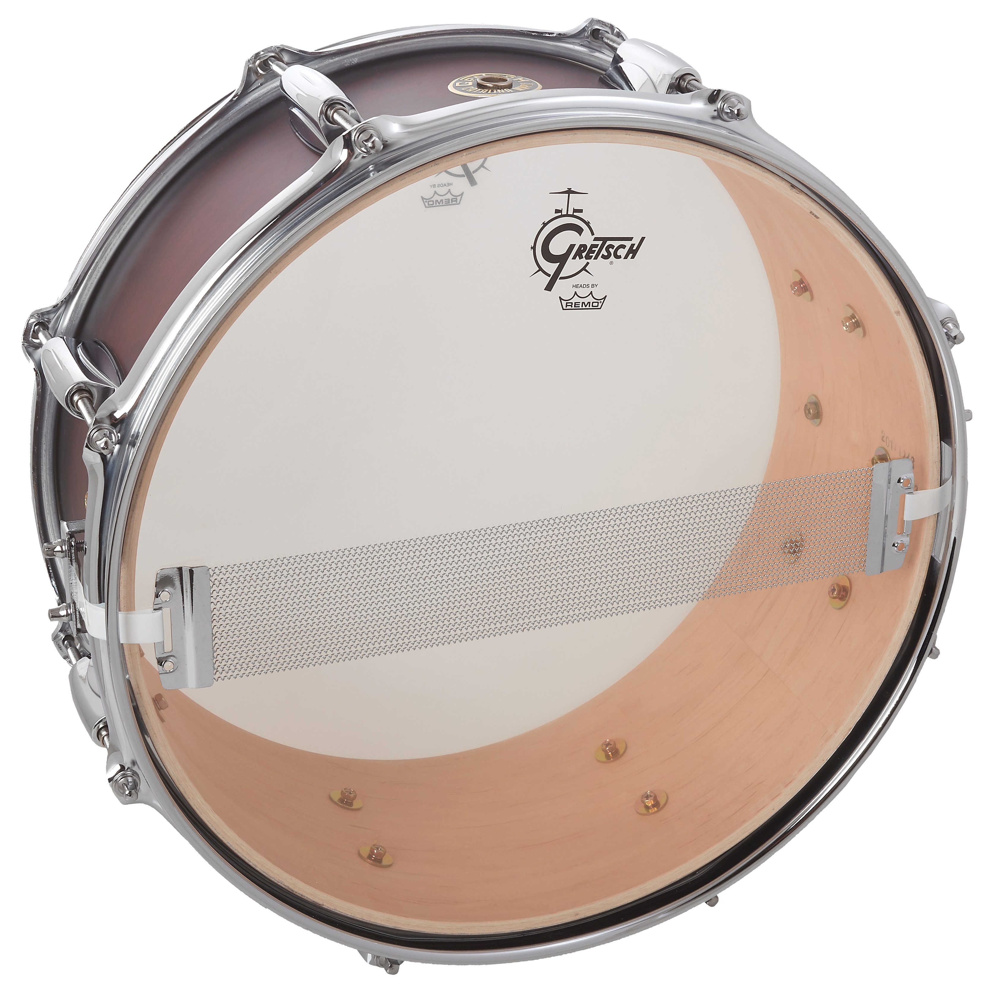 Gretsch 14" x 6" Satin Deep Cherry Burst (obrázek 4)