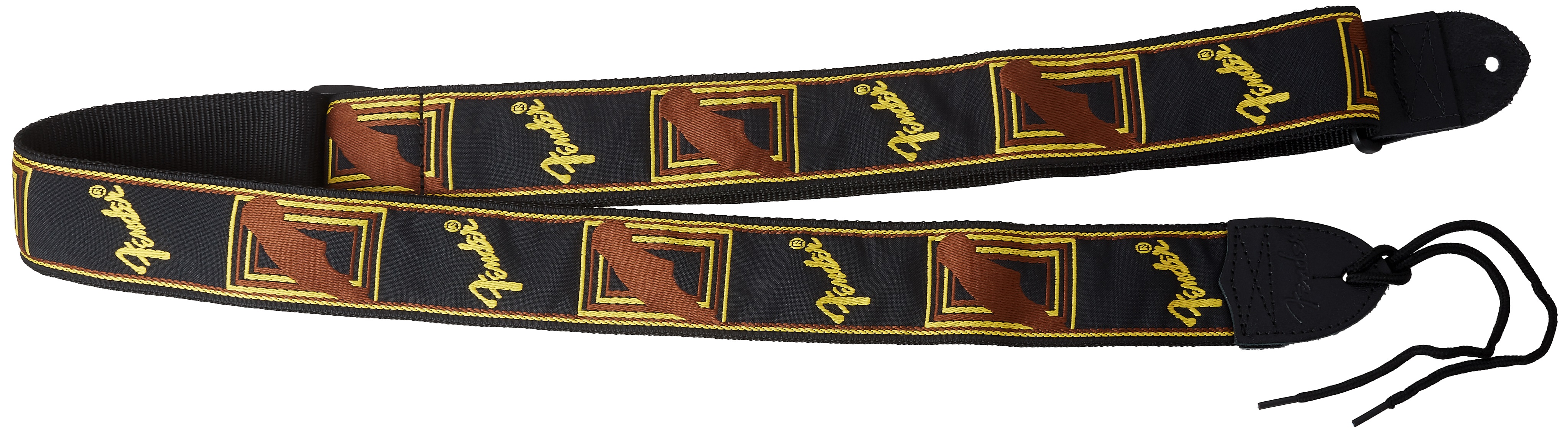 Fender Monogramm Strap Black-Yellow-Brown (obrázek 3)