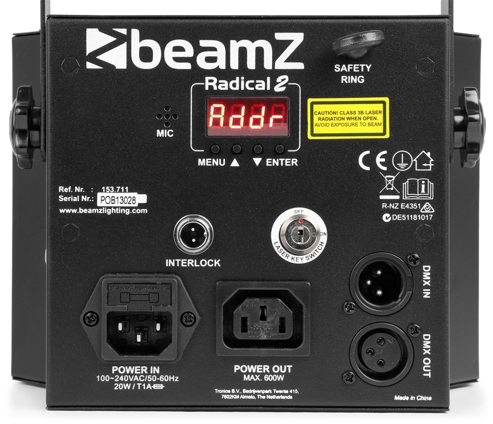 BeamZ Radical II LED Derby (obrázek 3)