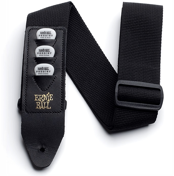 Levně Ernie Ball Pickholder Strap - Black