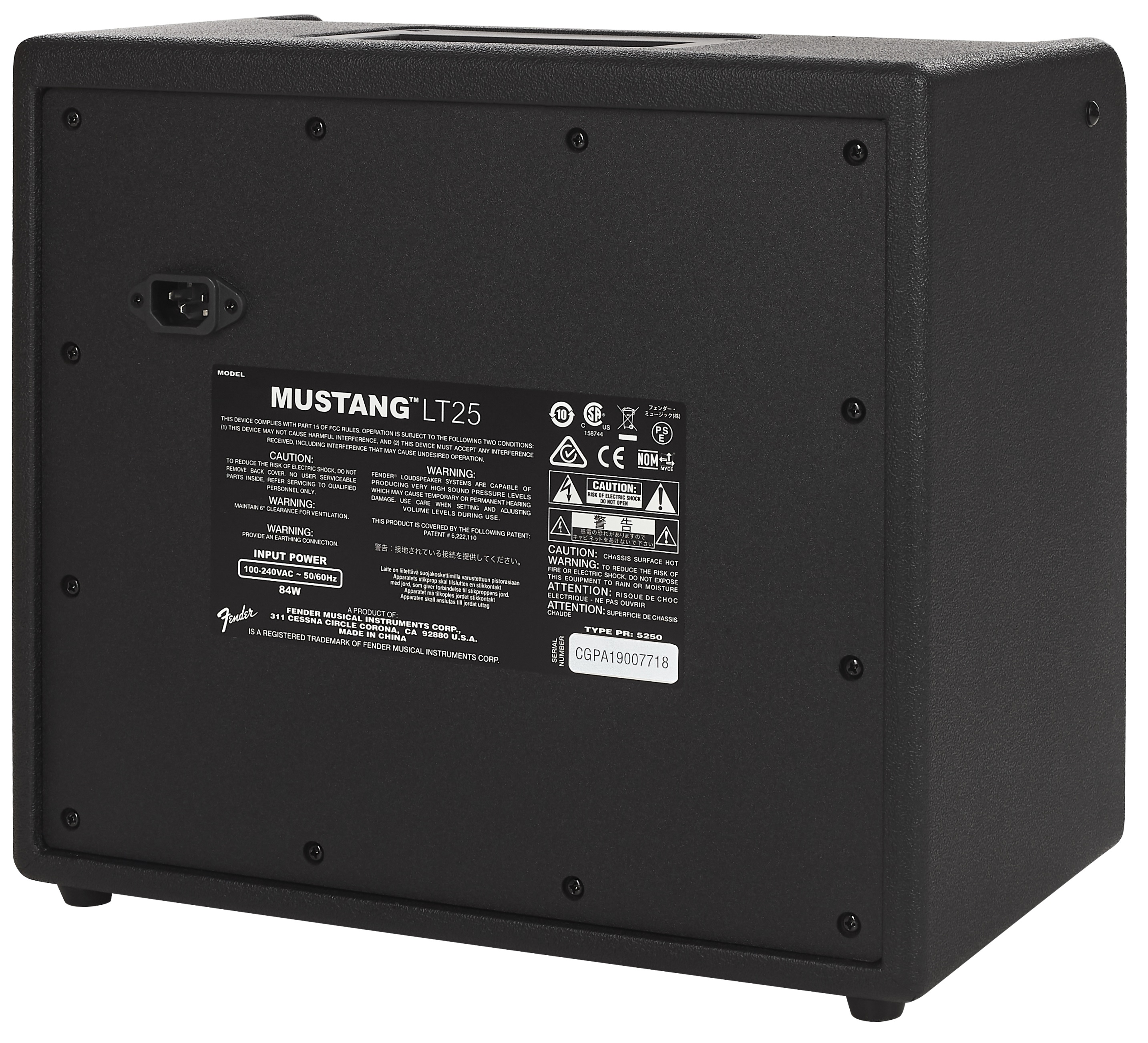 Fender Mustang LT25 (obrázek 5)