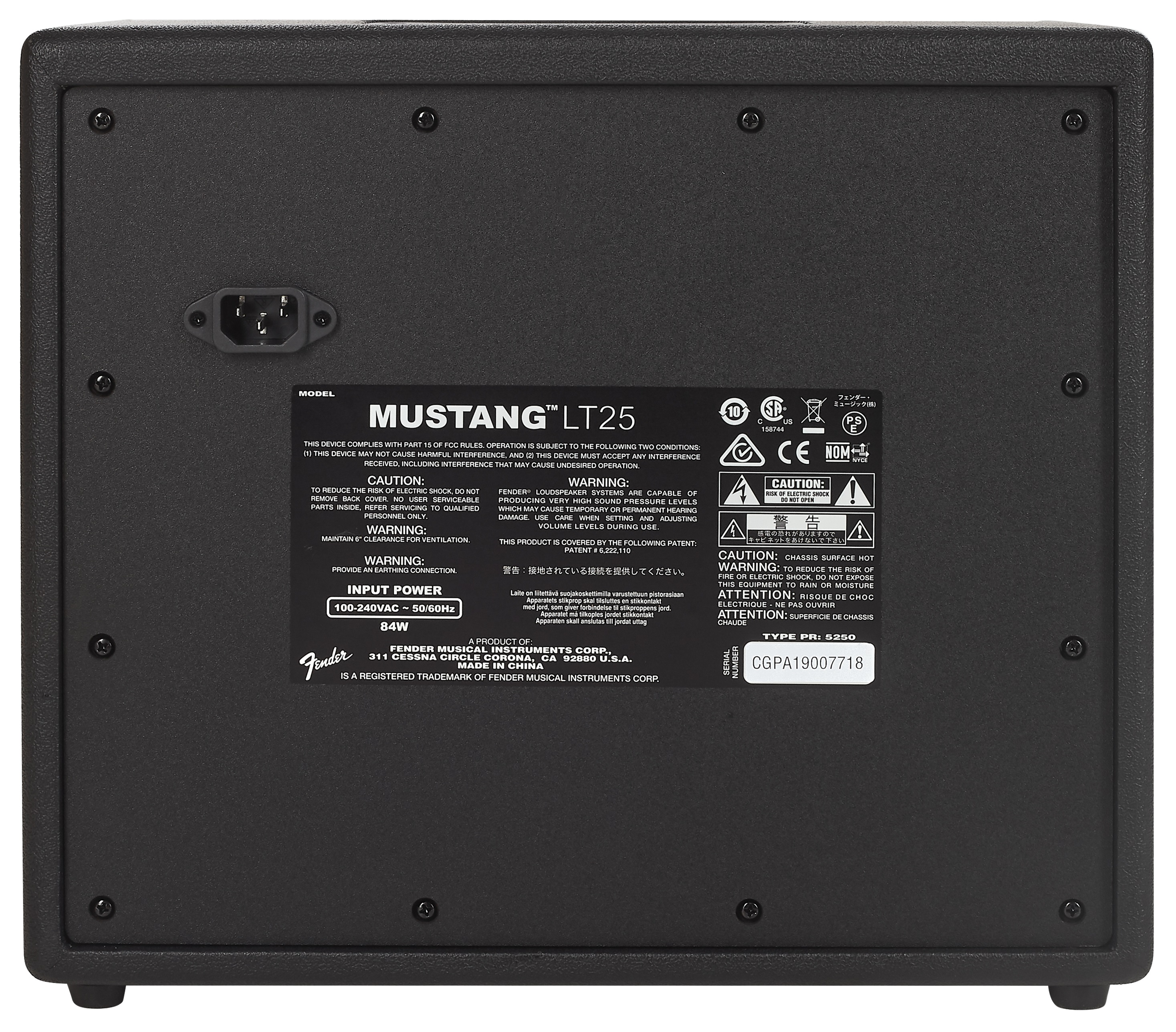 Fender Mustang LT25 (obrázek 6)