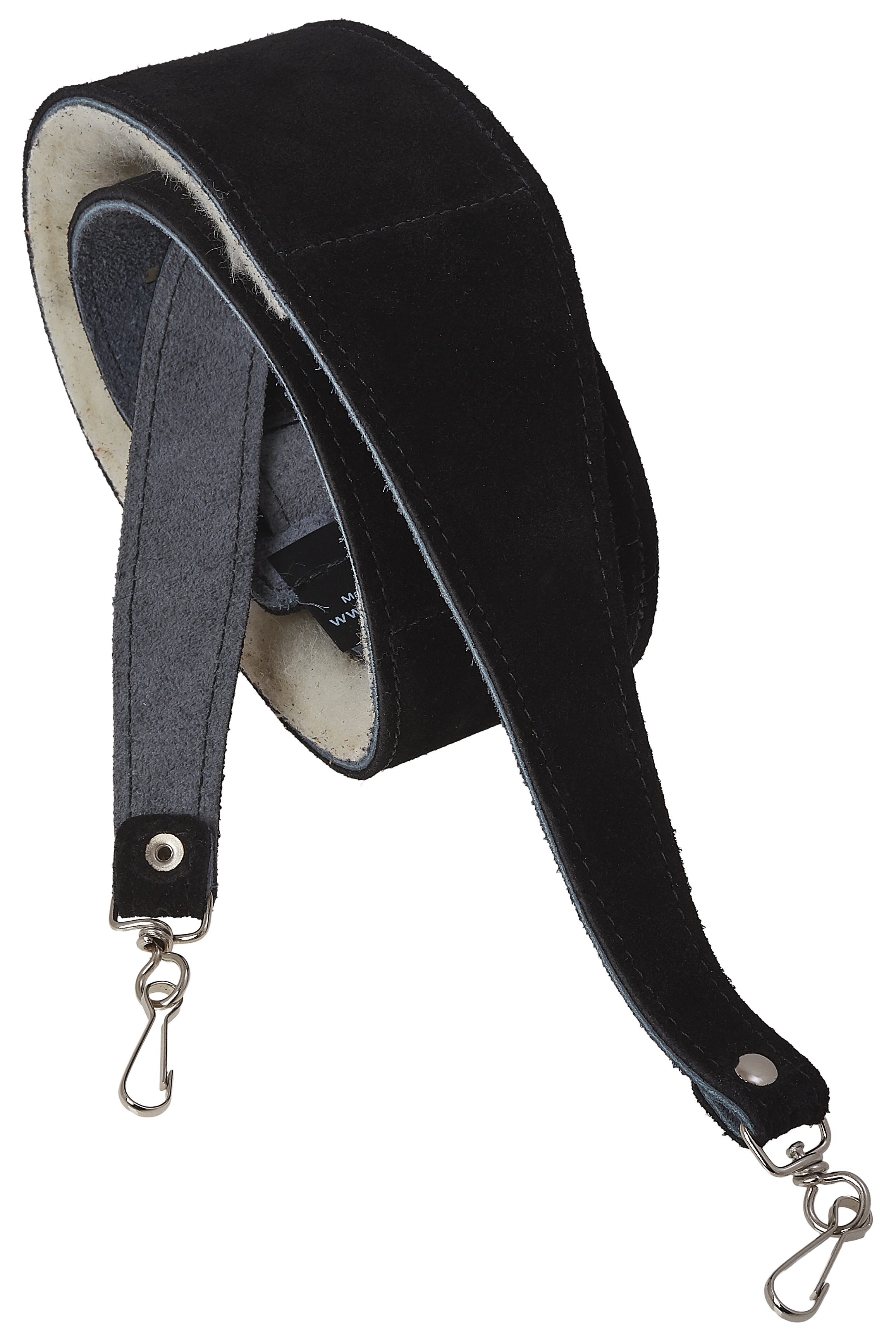 Levně Perri's Leathers 6695 Banjo Strap Premium Suede Black