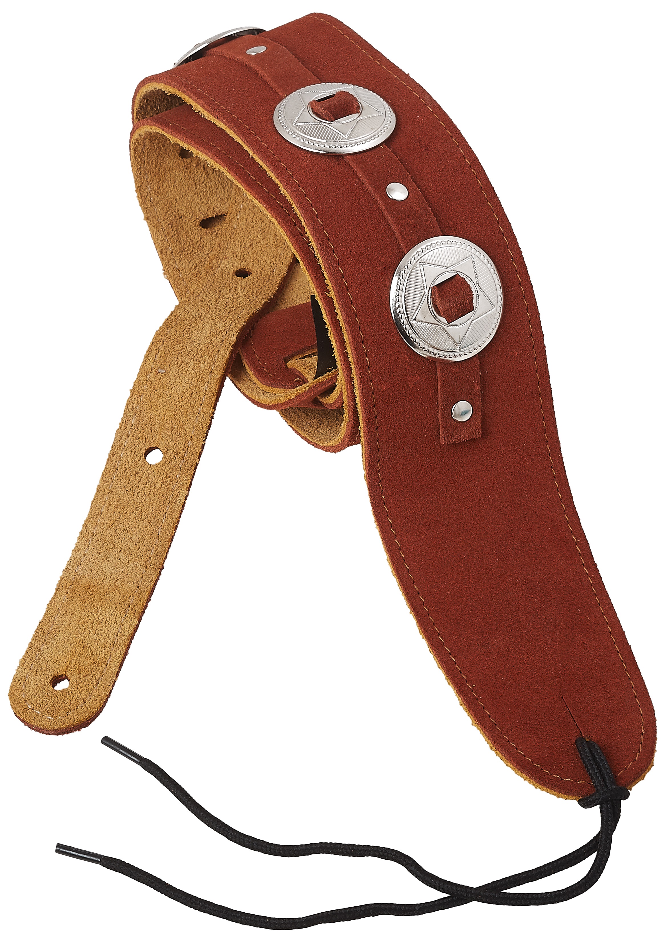 Levně Perri's Leathers 298 Suede Conchos Brown