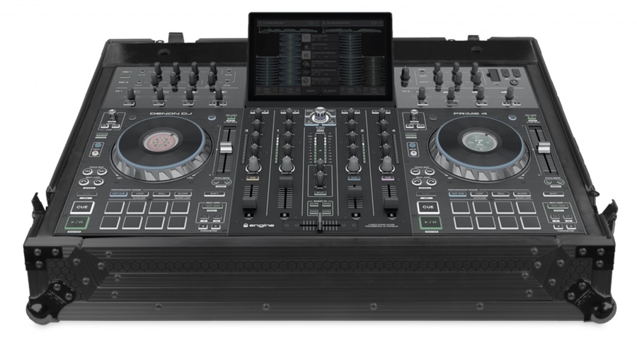 Levně UDG Ultimate Flight Case Denon DJ Prime 4 Black Plus (Wheels)