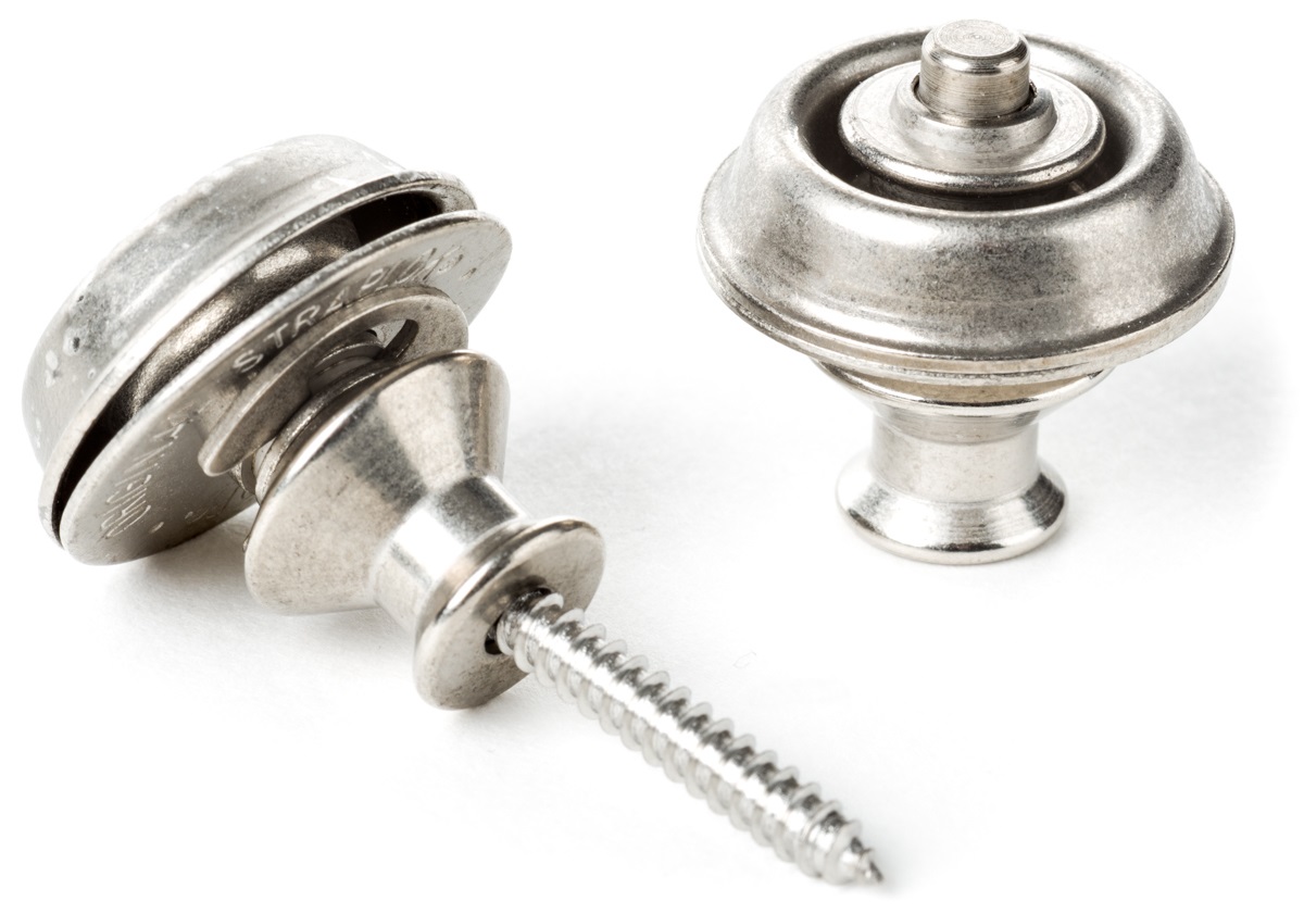 Levně Dunlop Straplok Vintage Nickel Dual Design